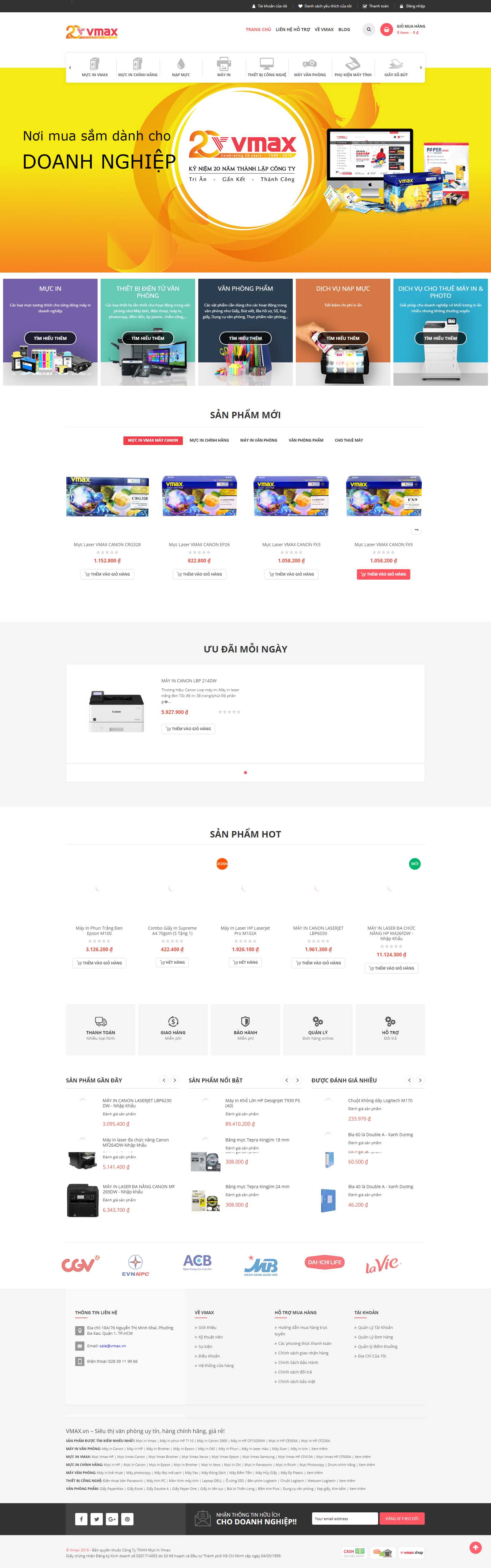 Thiết kế Web magento vmax.vn