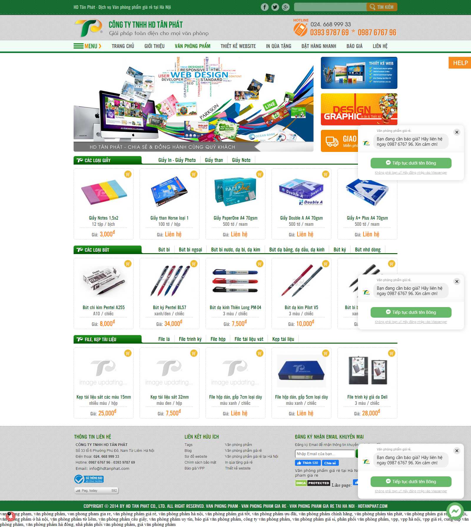 Thiết kế Web magento hdtanphat.com