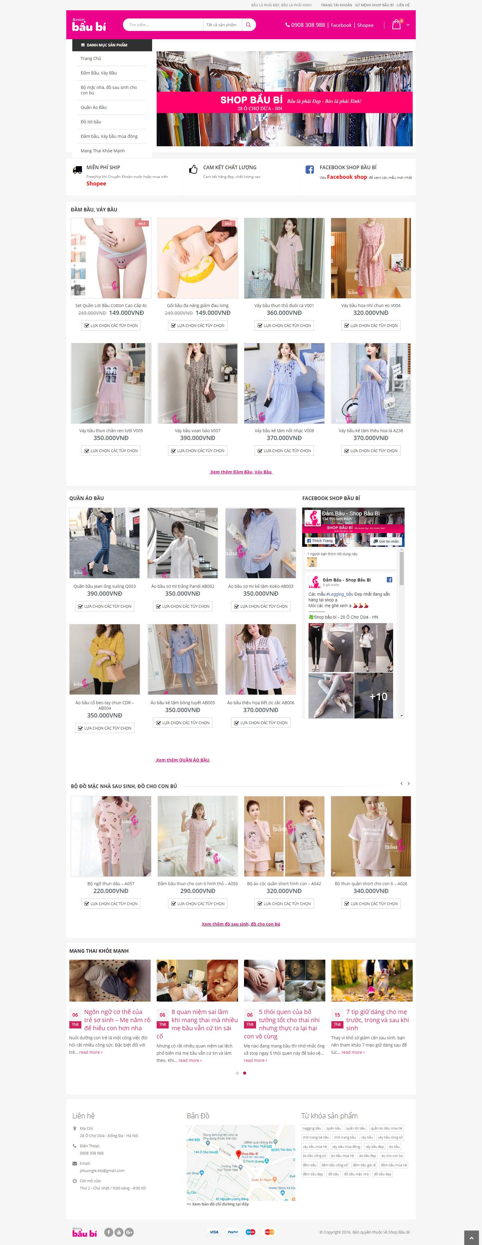 Thiết kế Web chất lượng shopbaubi.com