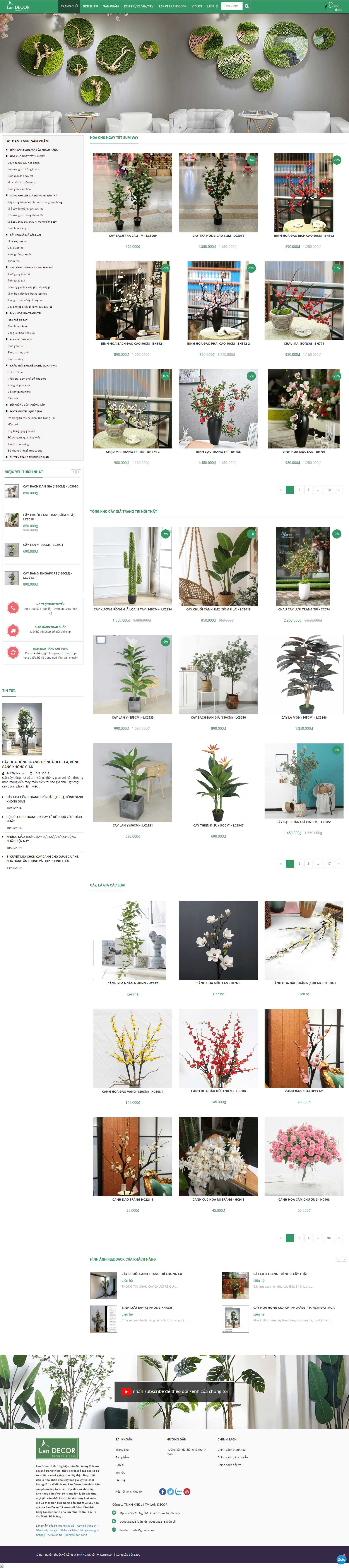 Thiết kế Web việt nam shoptrangtri.vn