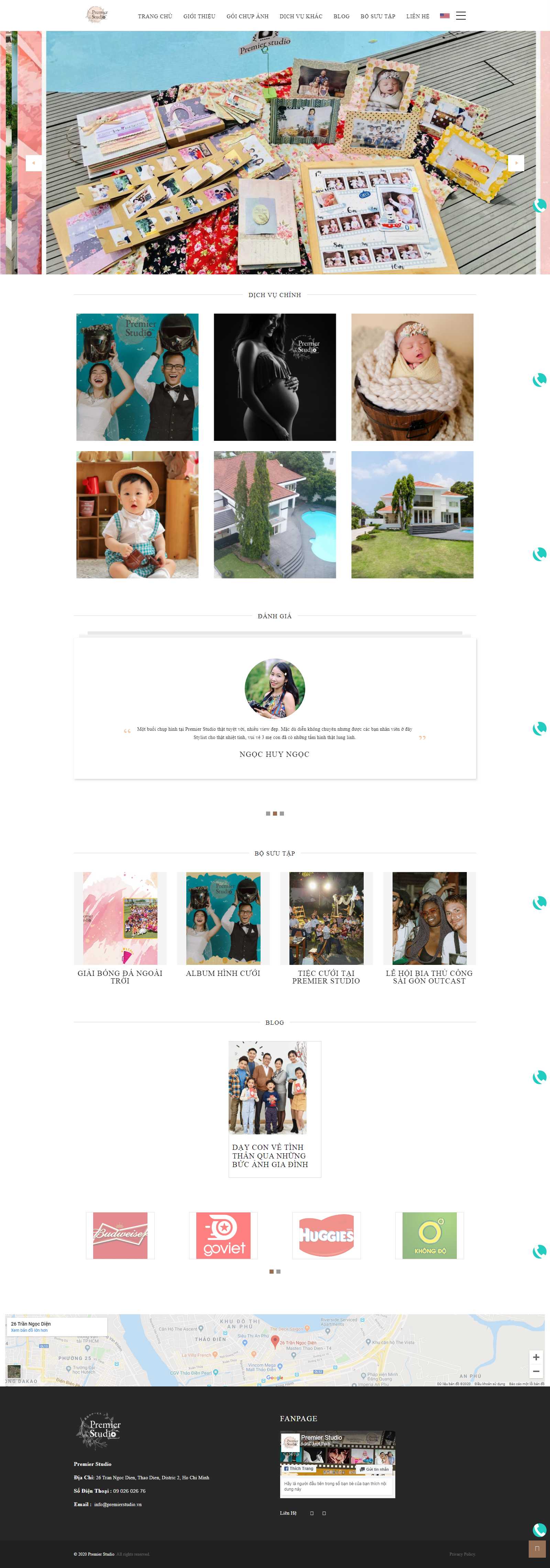 Thiết kế Web nước ngoài premierstudio.vn