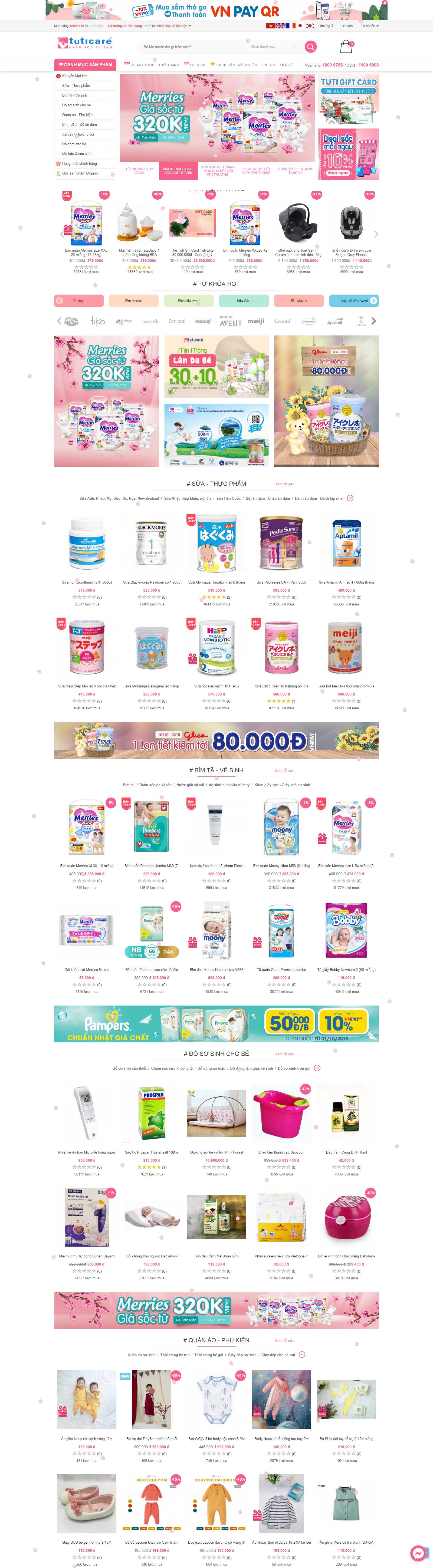 Thiết kế Web nước ngoài tuticare.com