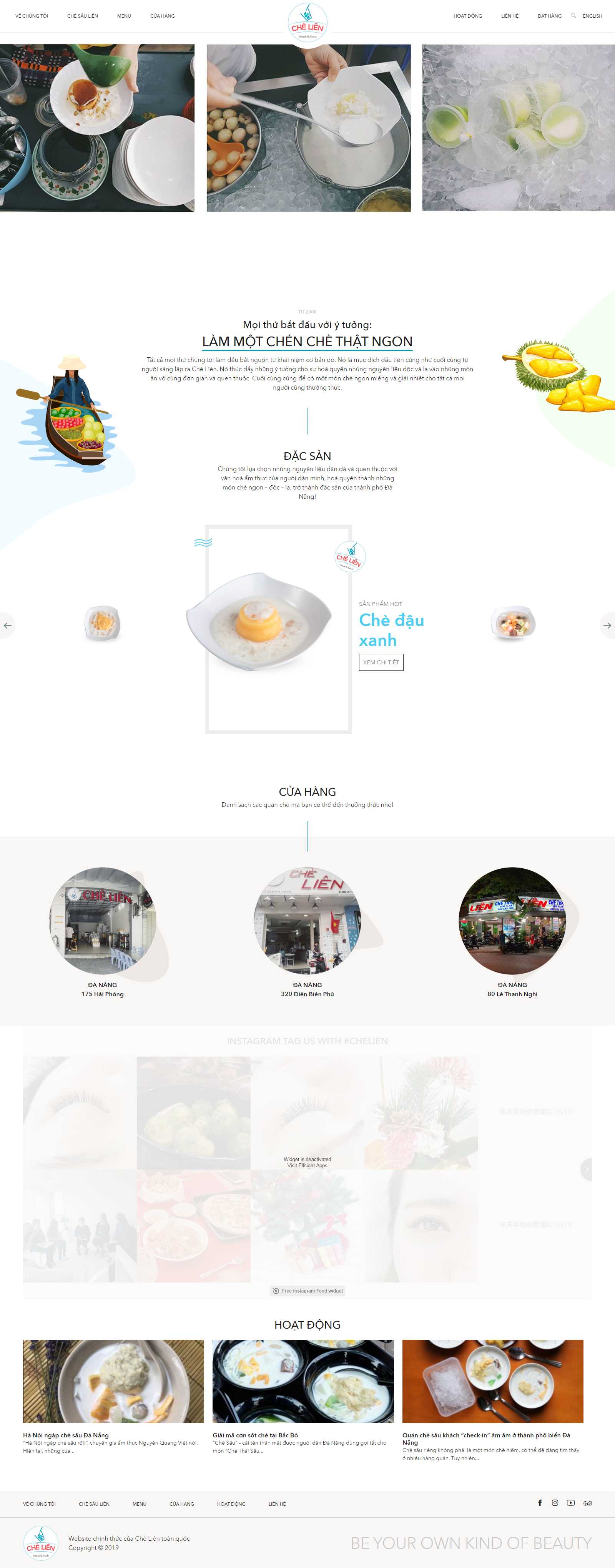 Thiết kế Web startup chelien.com.vn