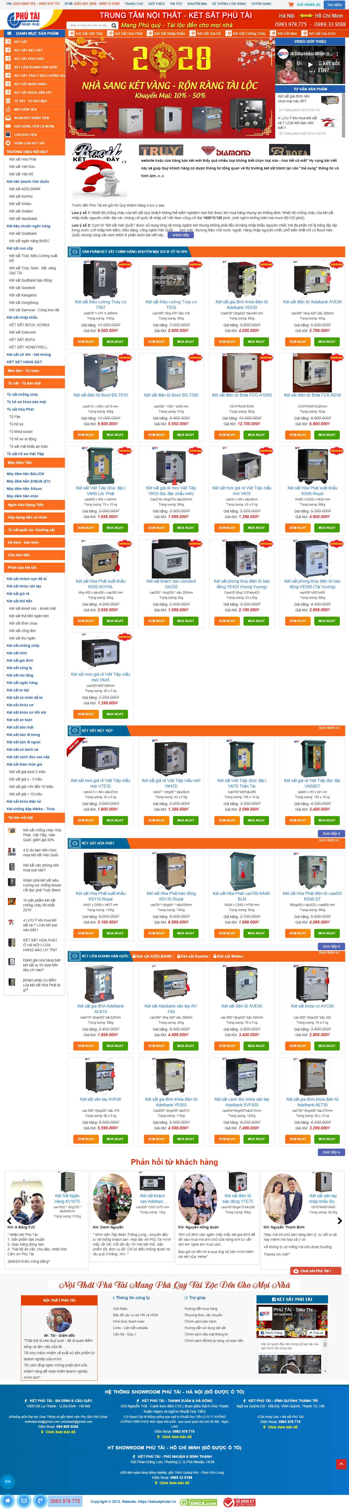 Thiết kế Web tốt nhất hà nội ketsatphutai.vn