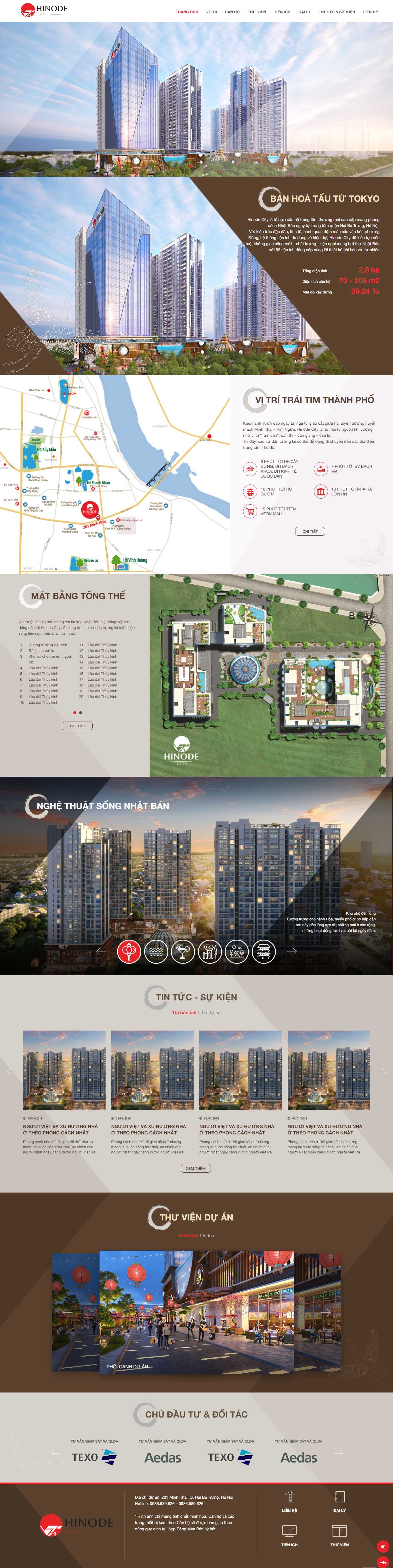 Thiết kế Web tốt nhất hà nội hinodecity.thainguyenweb.com