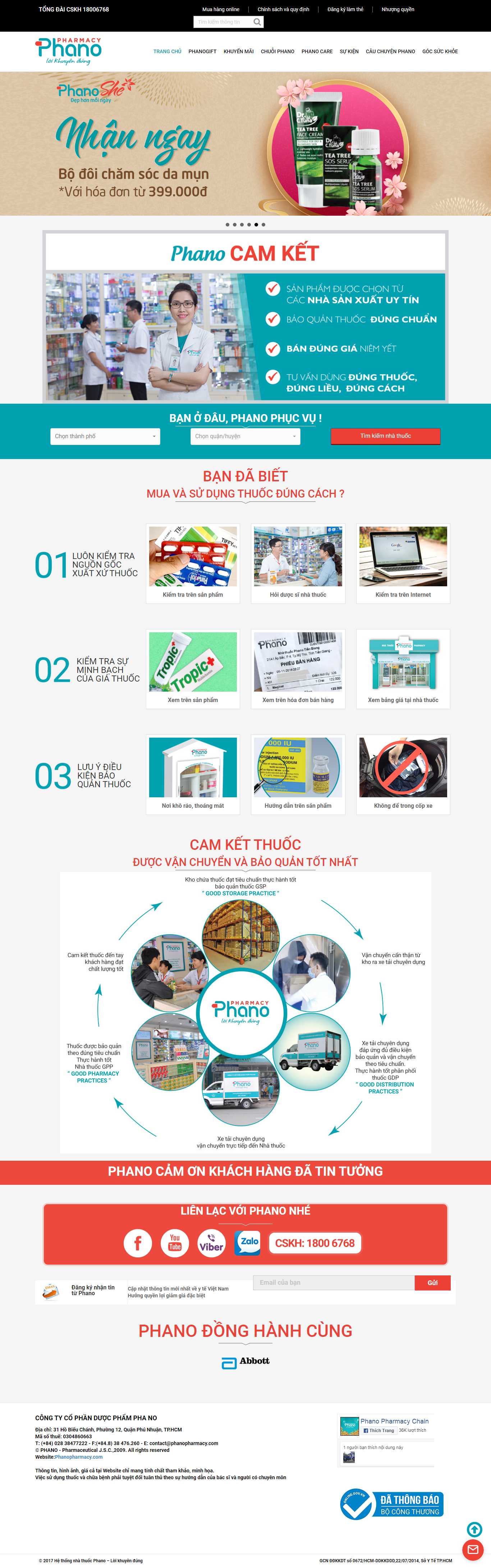 Thiết kế Web đống đa phanopharmacy.com