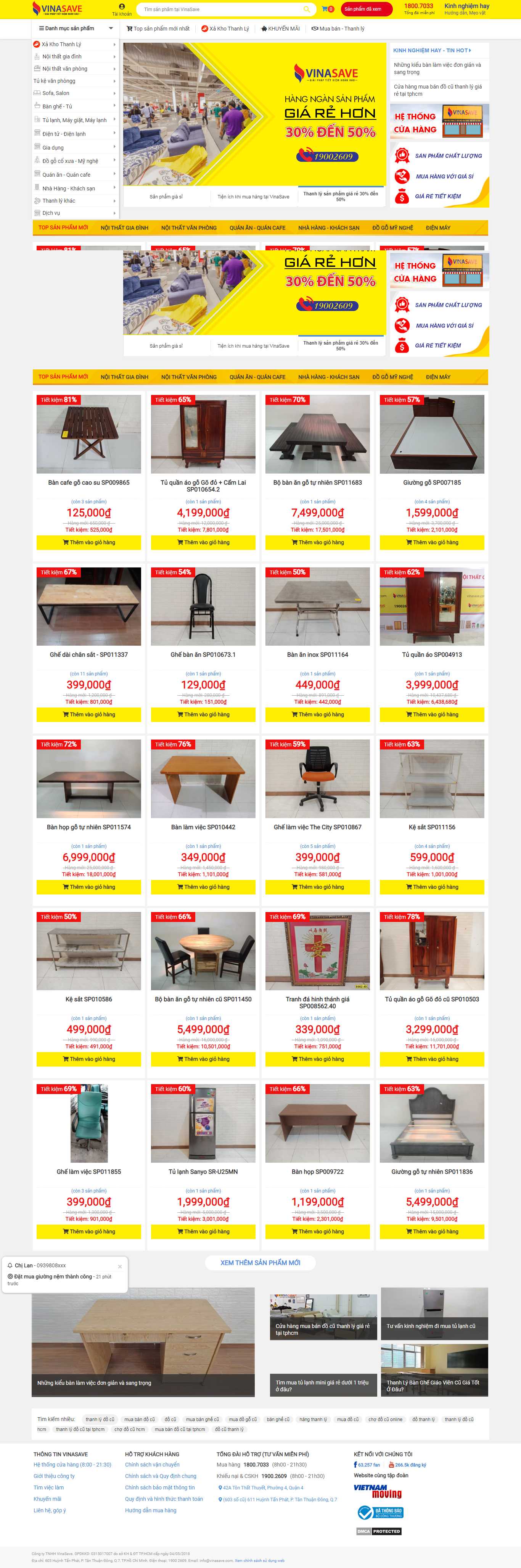 Thiết kế Web đống đa vinasave.com