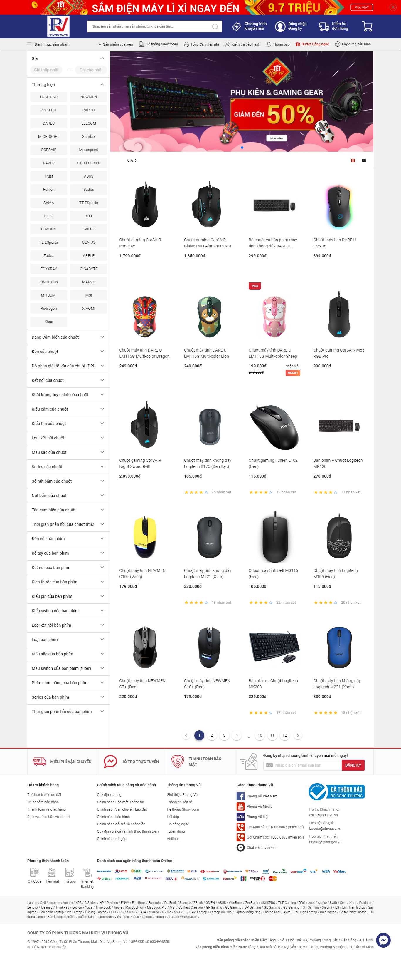 Thiết kế Web đống đa phongvu.vn