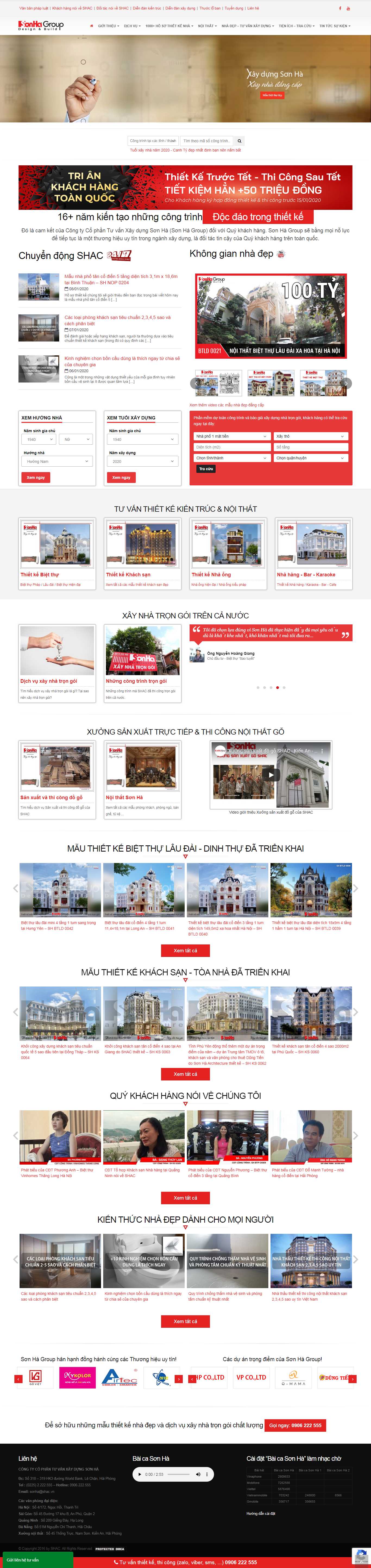 Thiết kế Web thanh xuân shac.vn