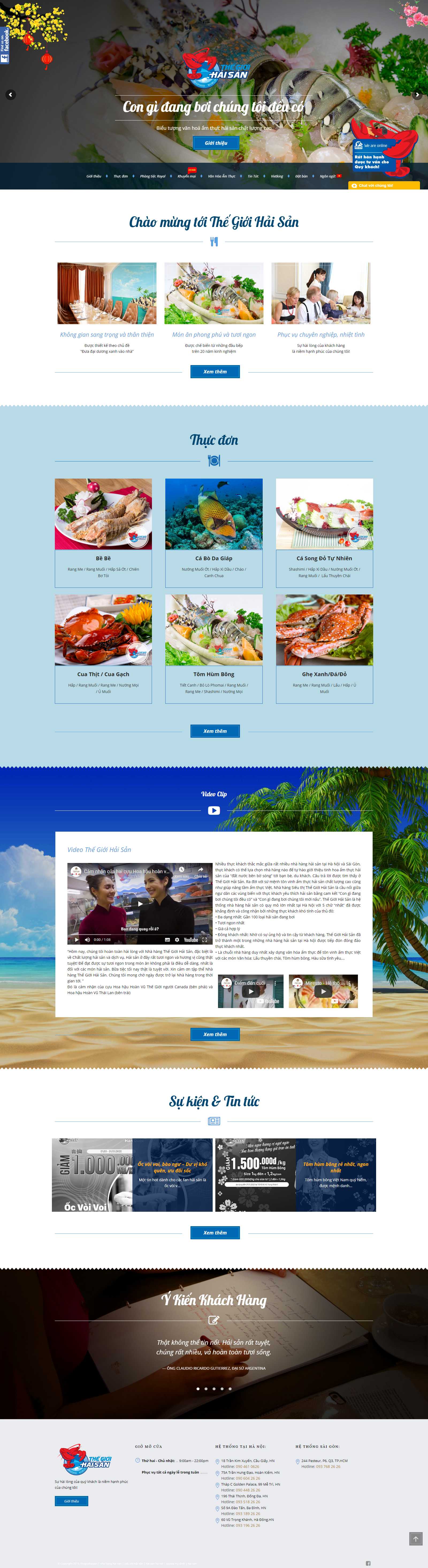 Thiết kế Web quận hoàng mai thegioihaisan.vn
