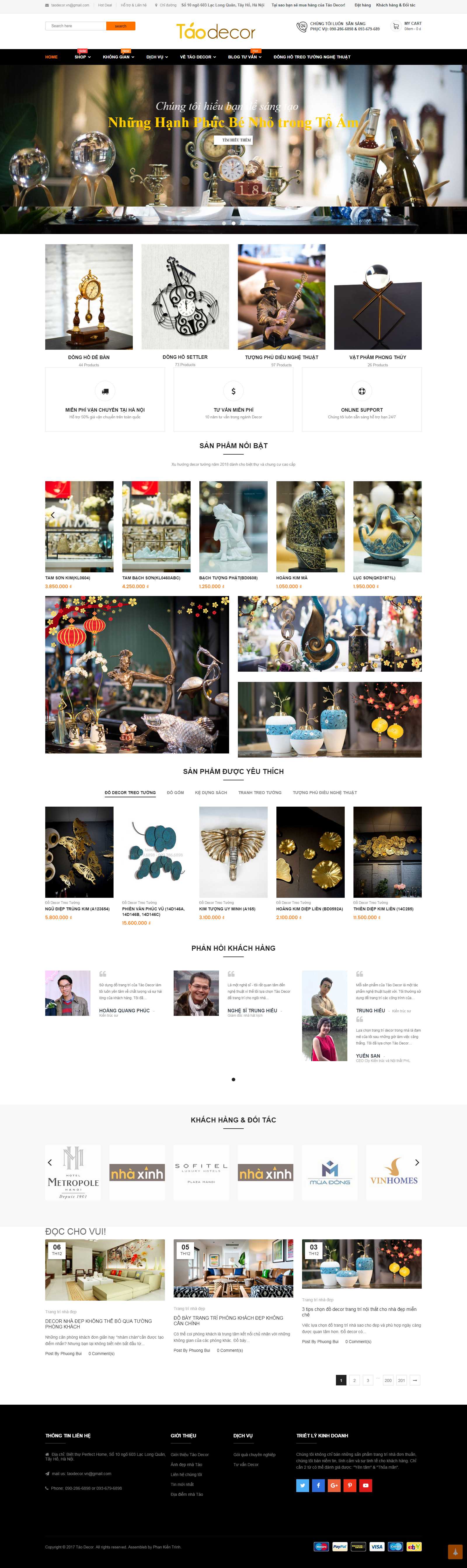 Thiết kế Web huyện sóc sơn taodecor.vn