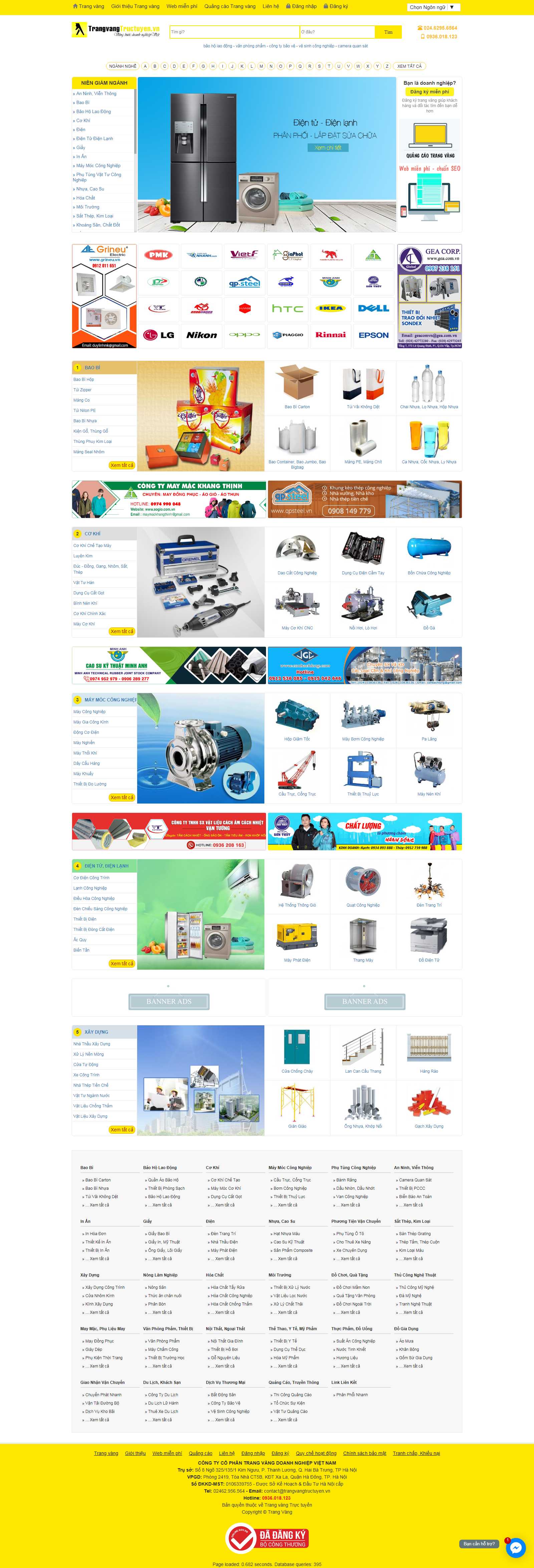 Thiết kế Web quận nam từ liêm trangvangtructuyen.vn