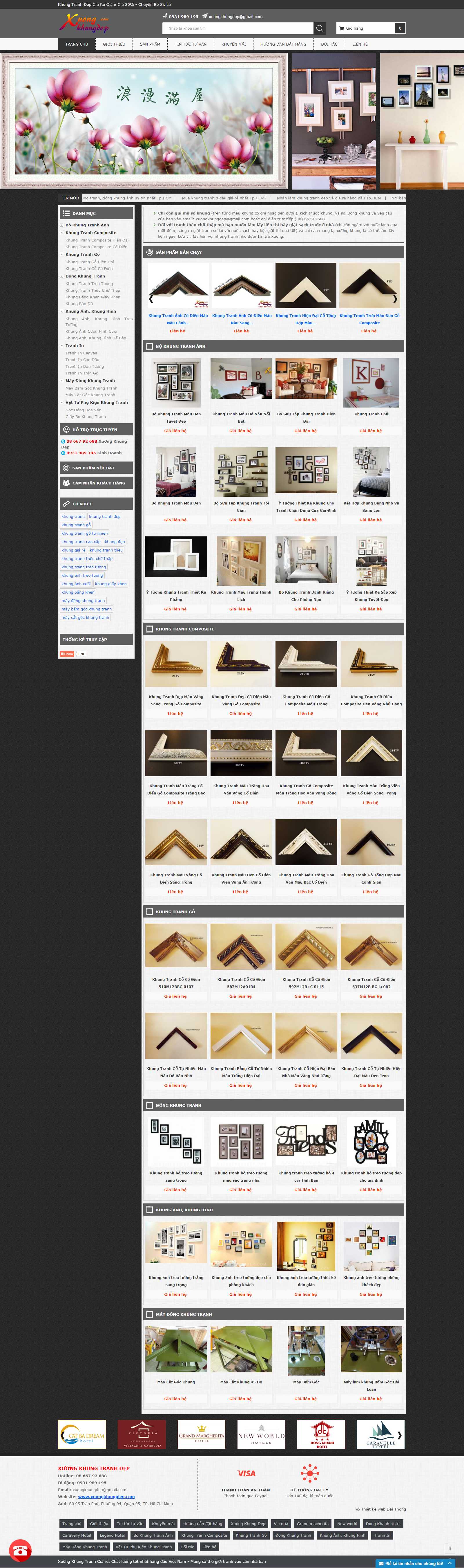 Thiết kế Web huyện thanh trì xuongkhungdep.com