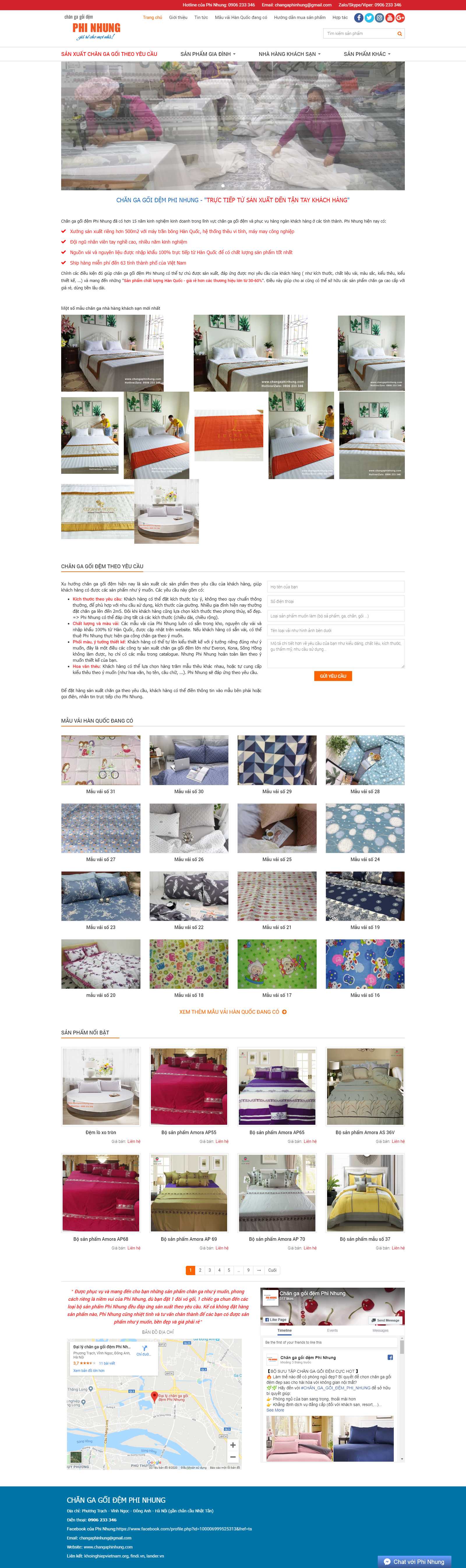 Thiết kế Web huyện mê linh changaphinhung.com