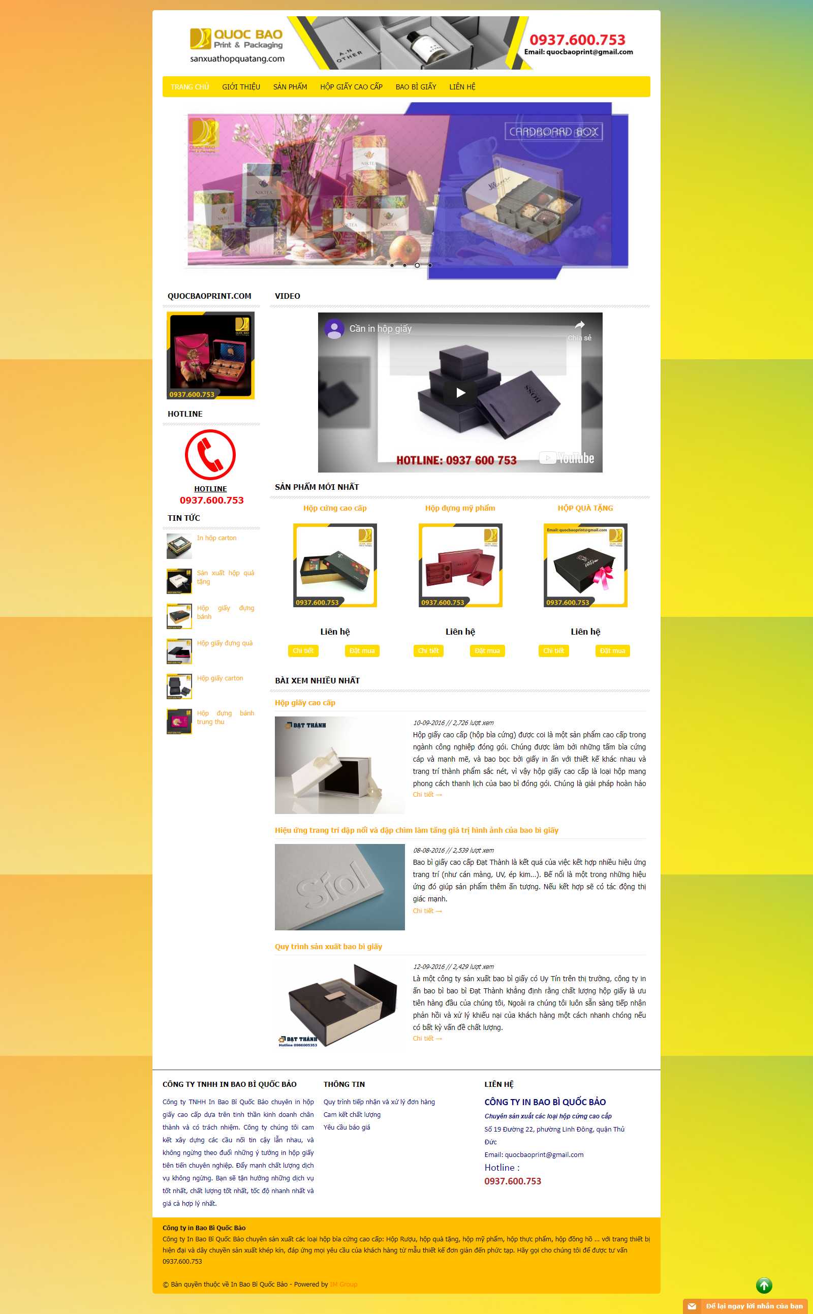 Thiết kế Web huyện ba vì inviendong.com