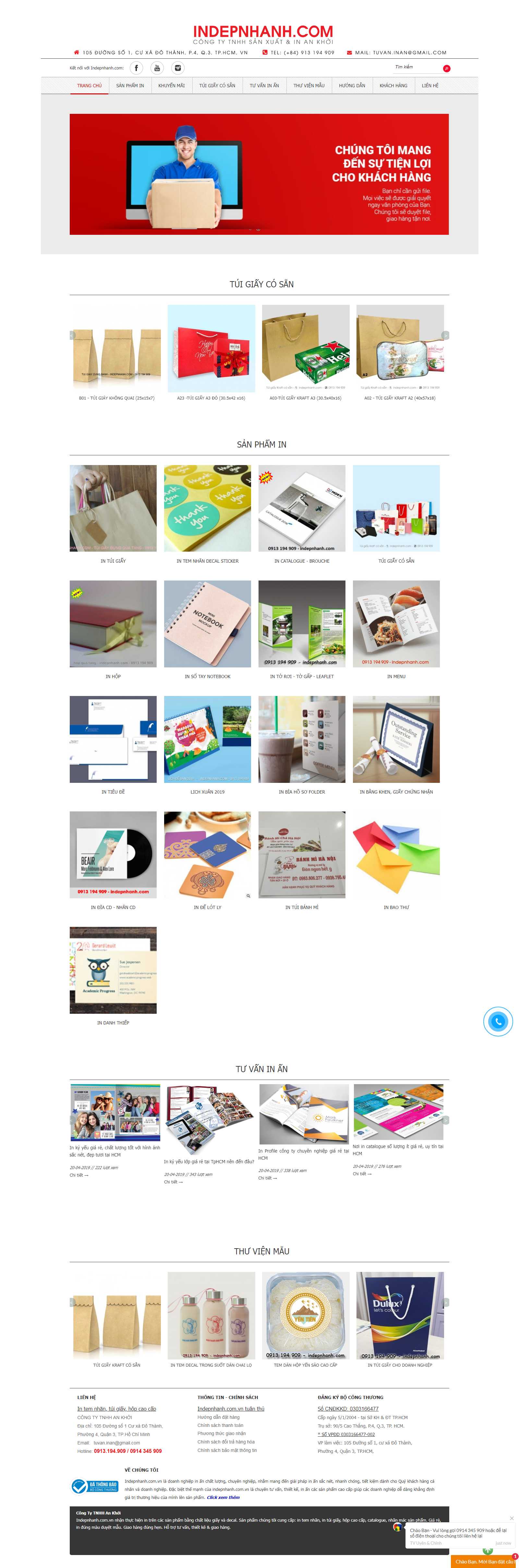 Thiết kế Web huyện phúc thọ indepnhanh.com.vn