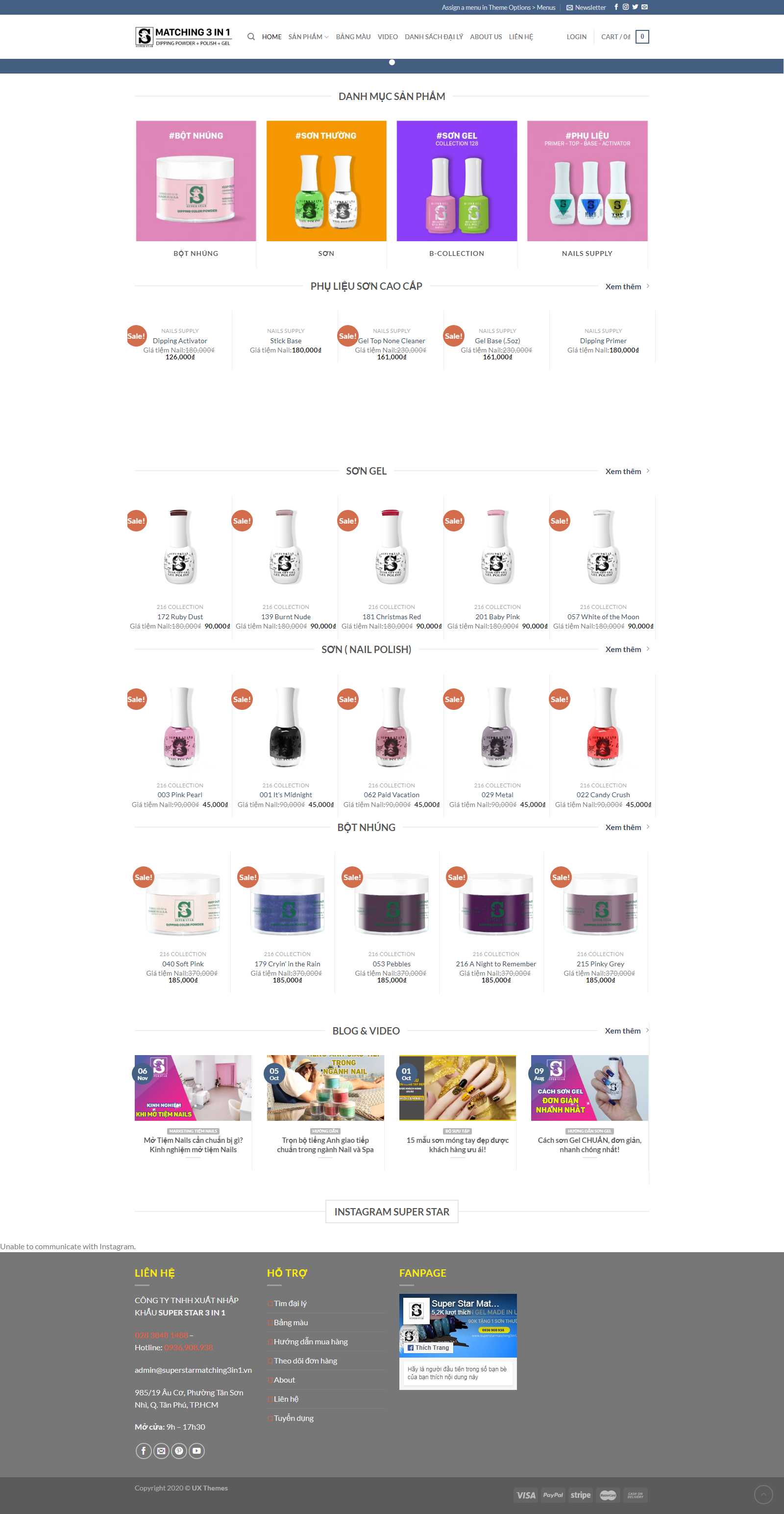 Thiết kế Web huyện hoài Đức superstarmatching3in1.vn