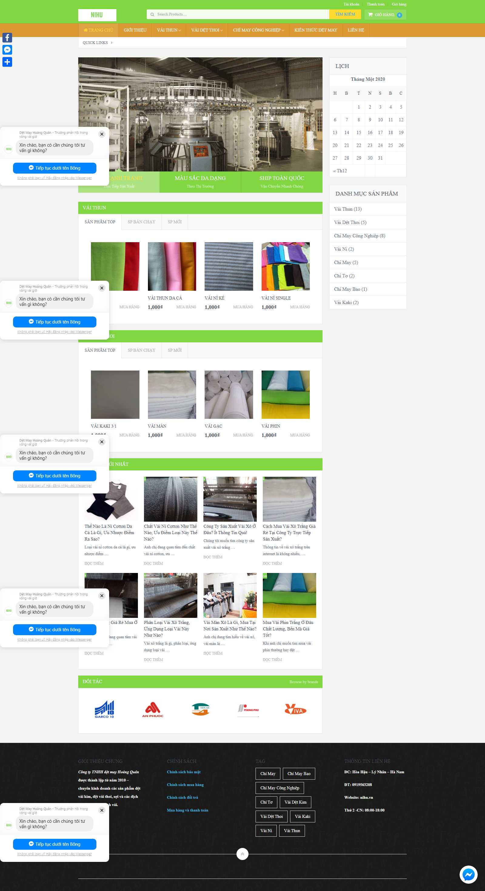Thiết kế Web huyện thường tín nihu.vn