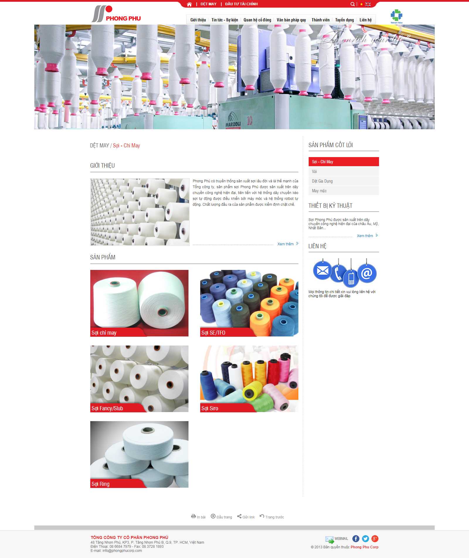 Thiết kế Web huyện thường tín phongphucorp.com