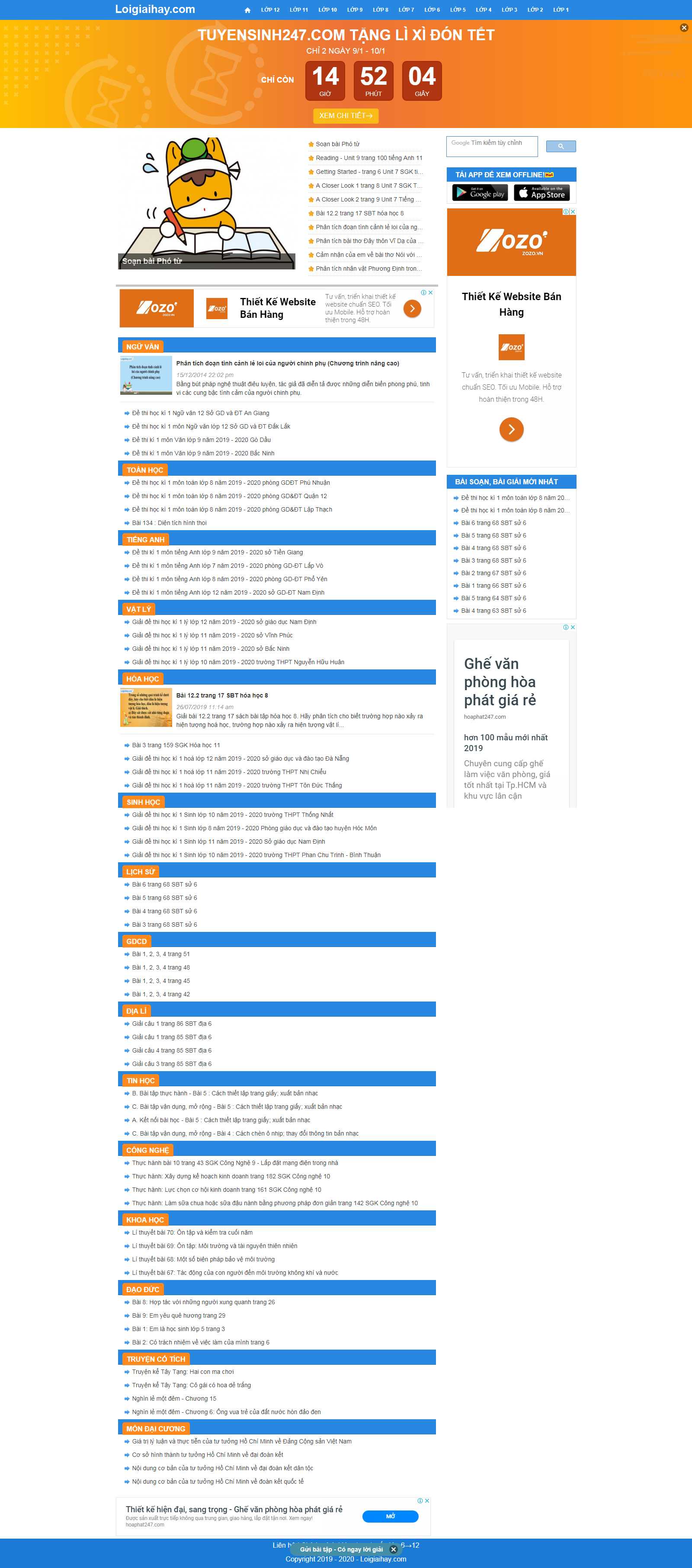 Thiết kế Web huyện mỹ Đức loigiaihay.com