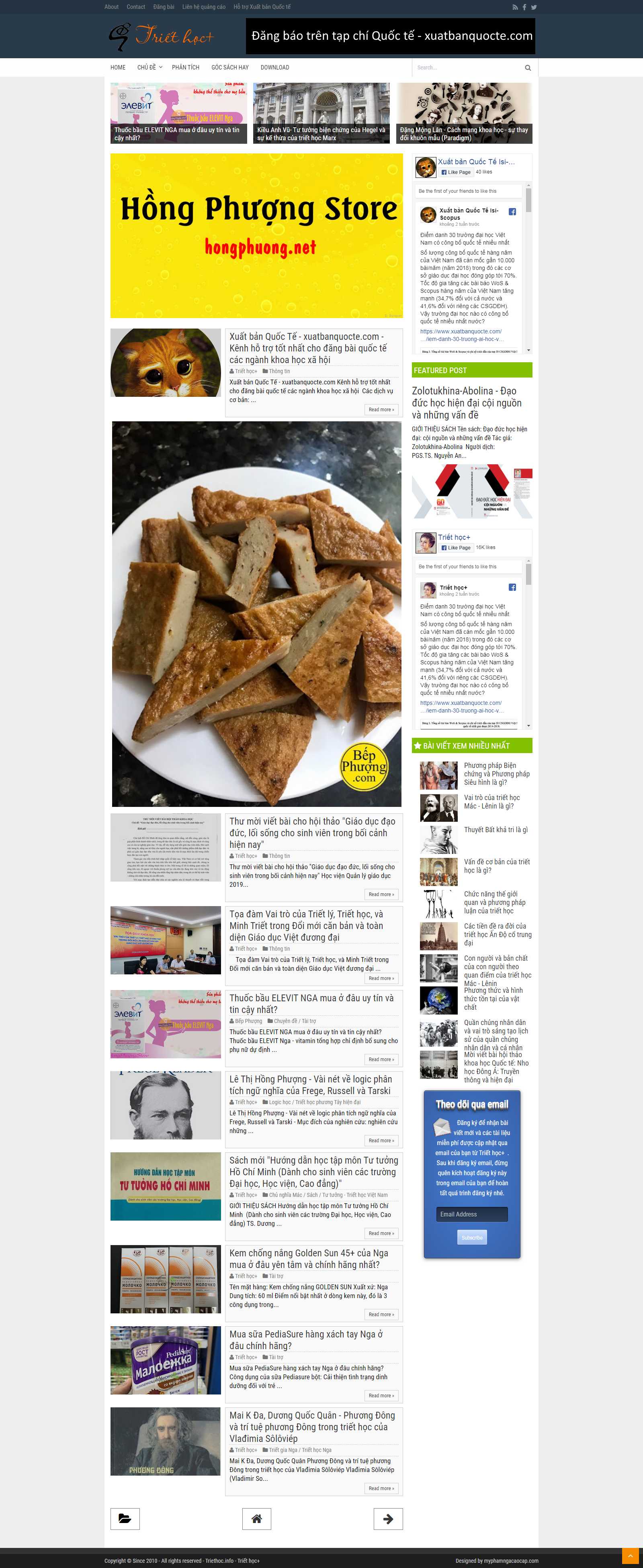 Thiết kế Web miền bắc triethoc.info