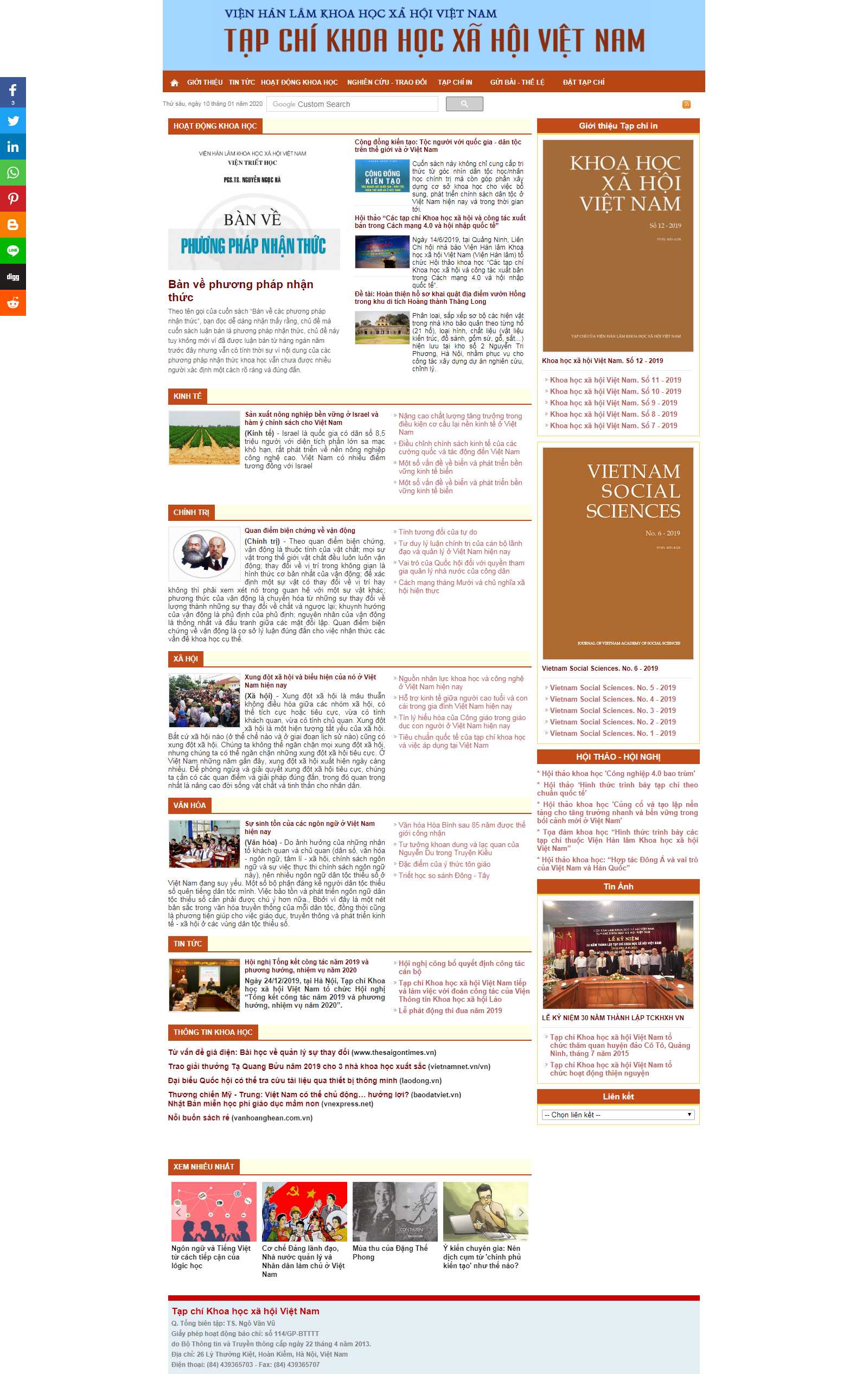 Thiết kế Web miền bắc tapchikhxh.vass.gov.vn