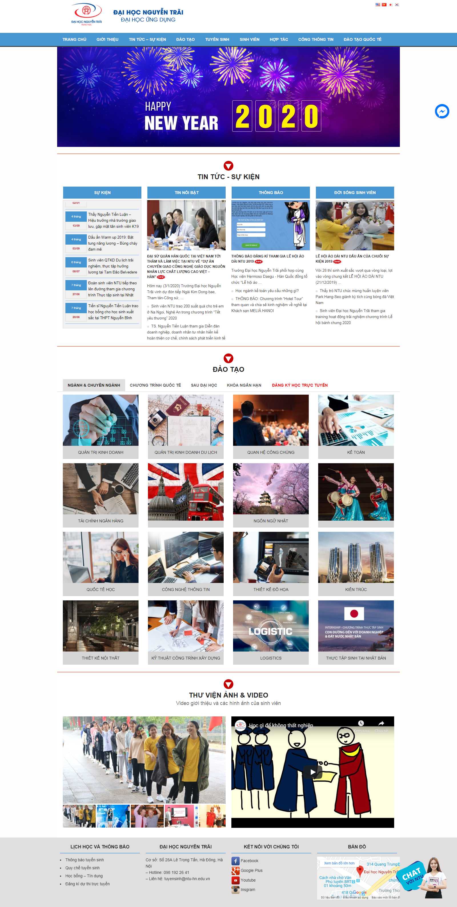 Thiết kế Web bạc liêu daihocnguyentrai.edu.vn