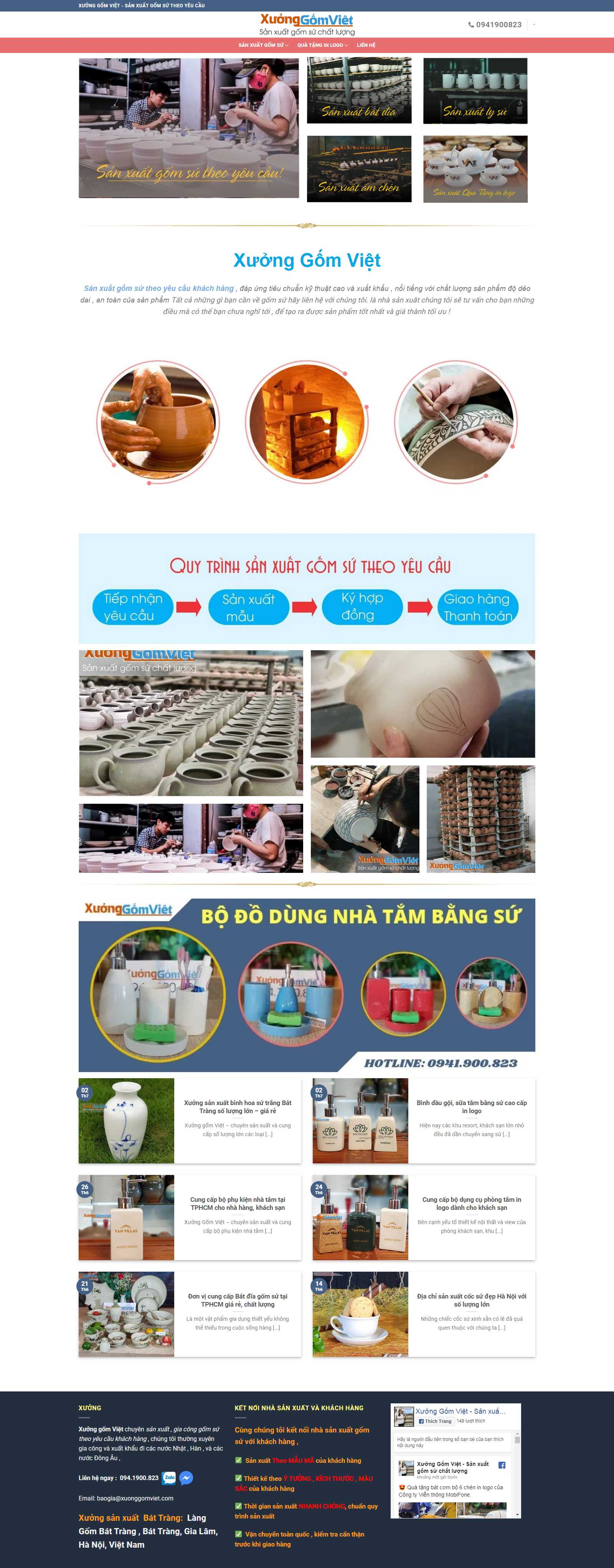 Thiết kế Web bắc giang xuonggomviet.com