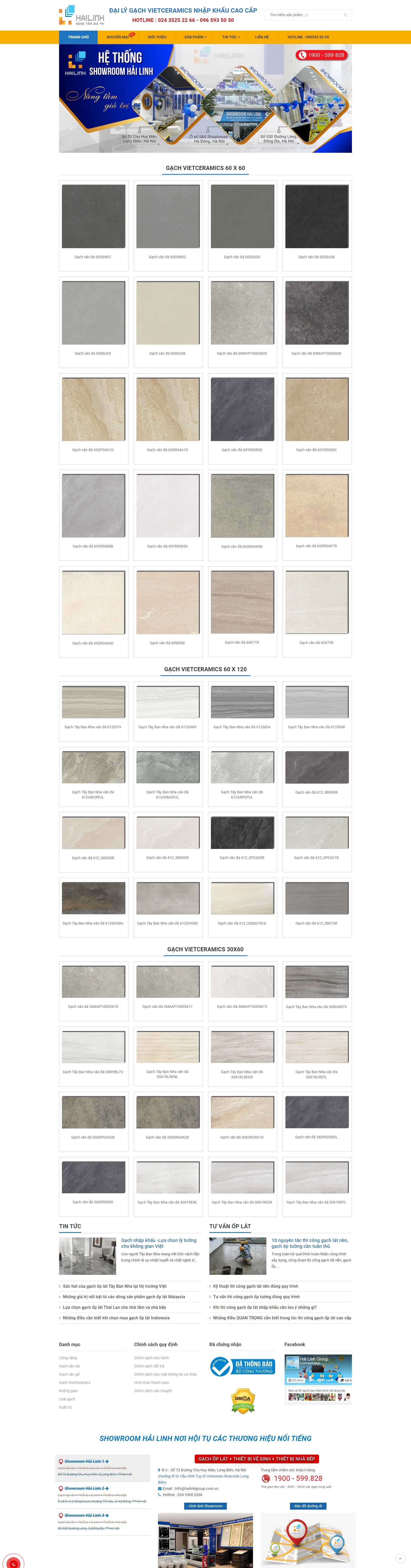 Thiết kế Web cà mau gachvietceramics.com