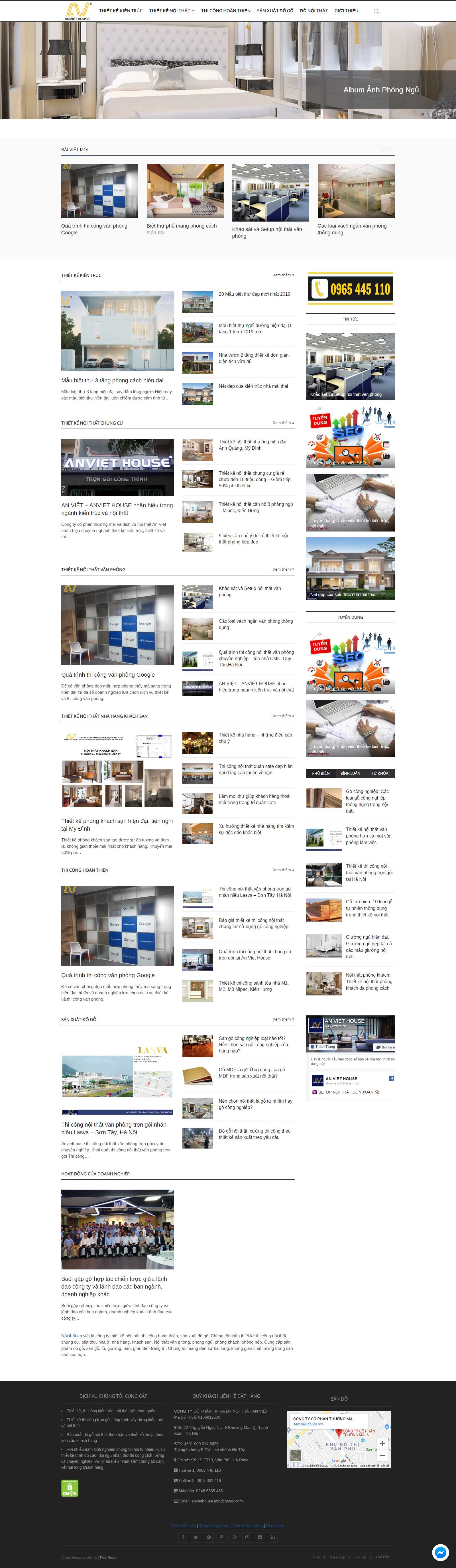 Thiết kế Web cà mau anviethouse.vn