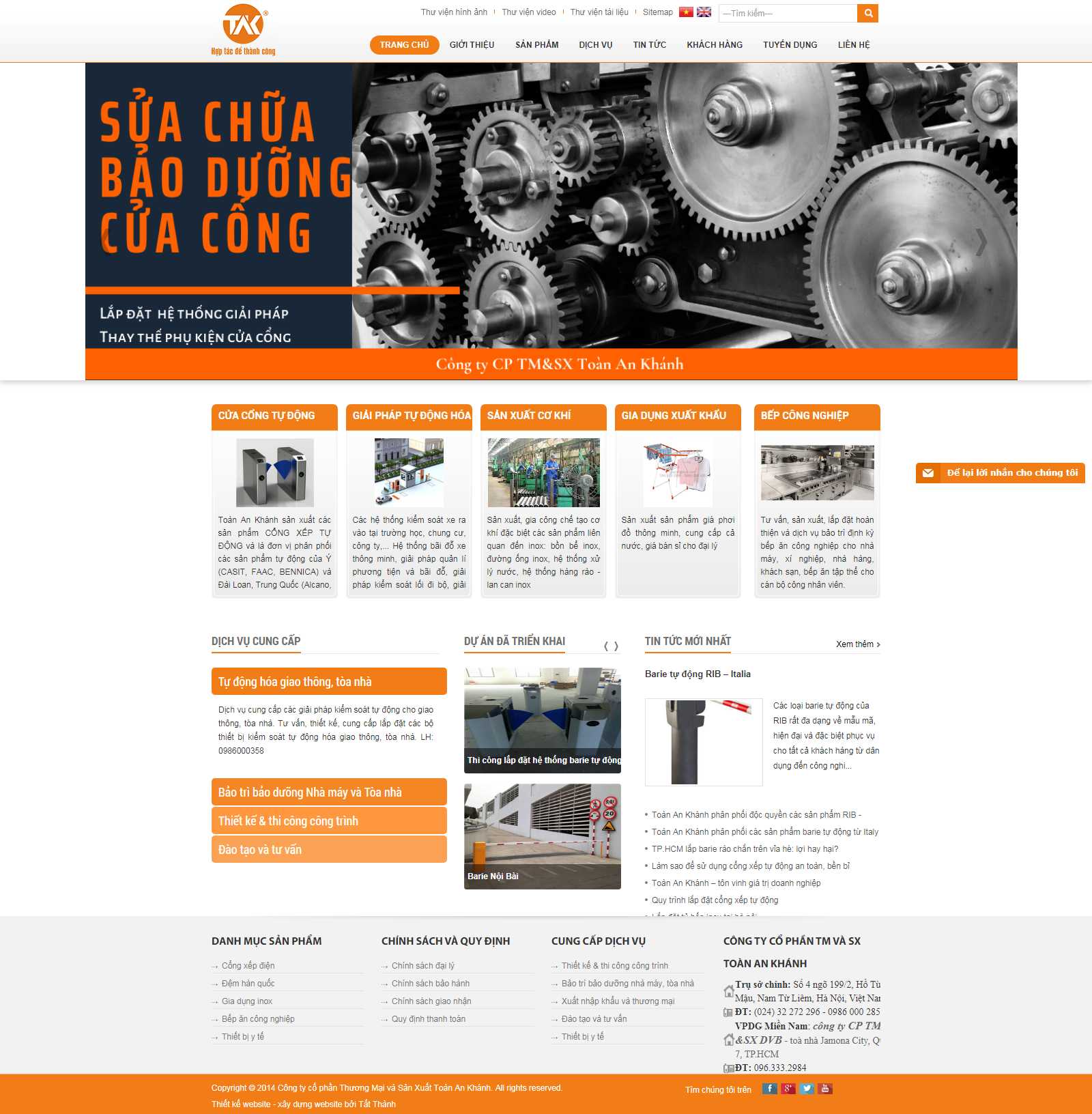 Thiết kế Web Đắk nông toanankhanh.com.vn