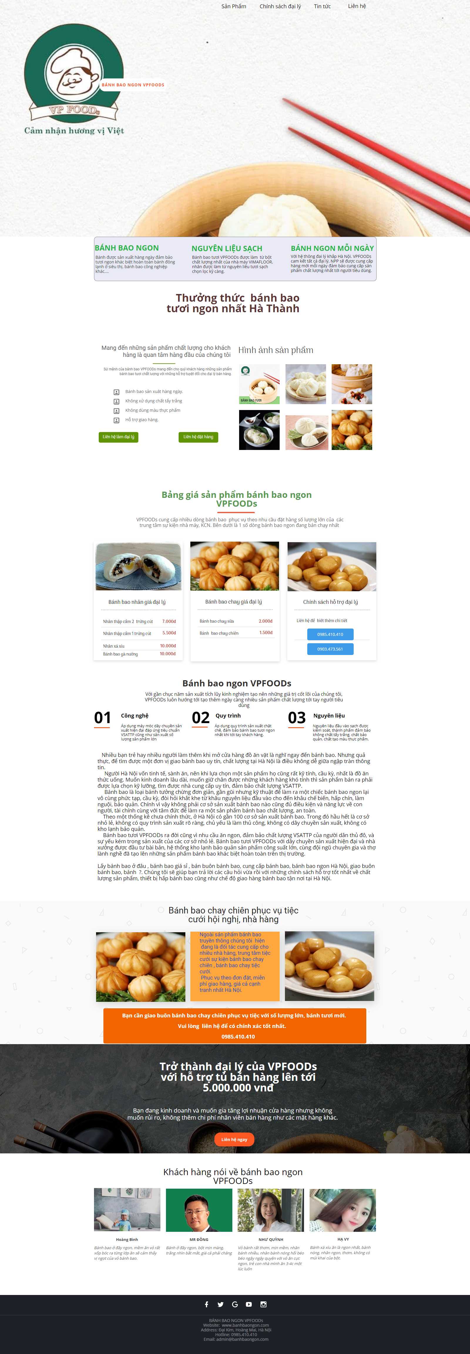 Thiết kế Web Điện biên banhbaongon.com