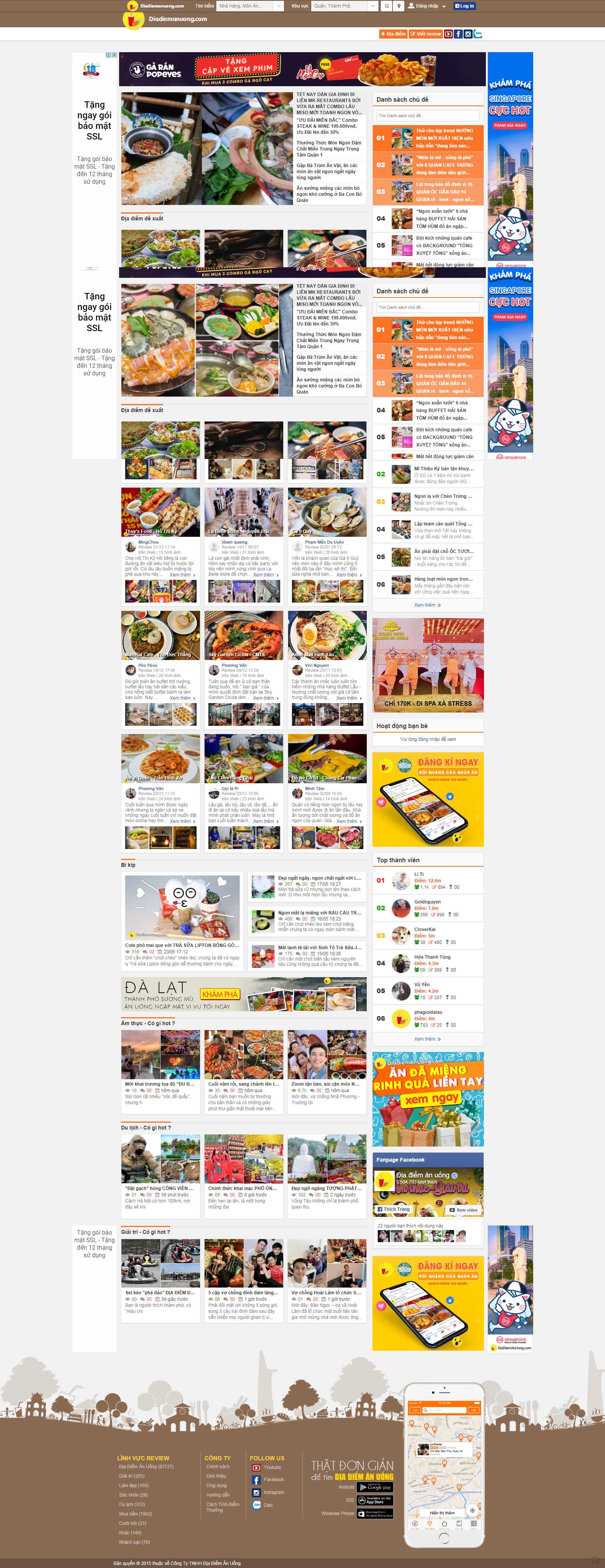 Thiết kế Web Điện biên diadiemanuong.com