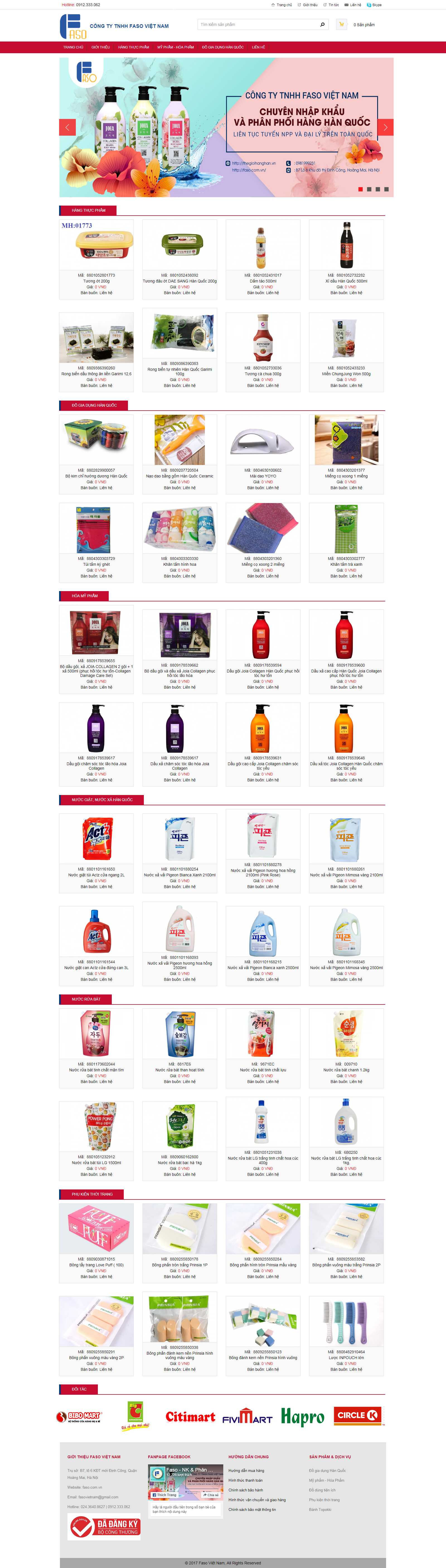 Thiết kế Web gia lai faso.com.vn