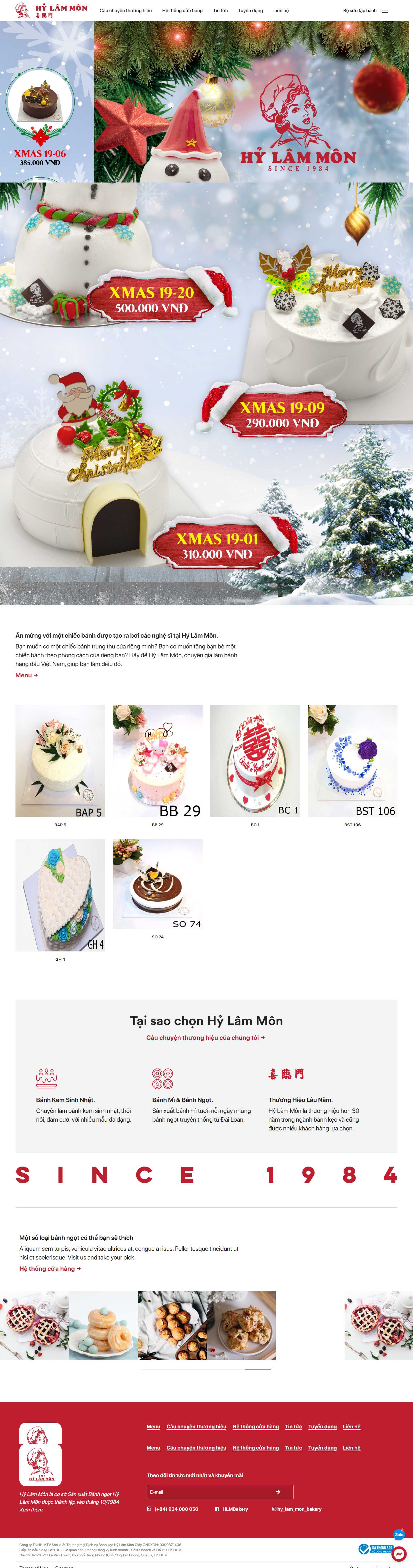 Thiết kế Web gia lai hylammon-bakery.com.vn