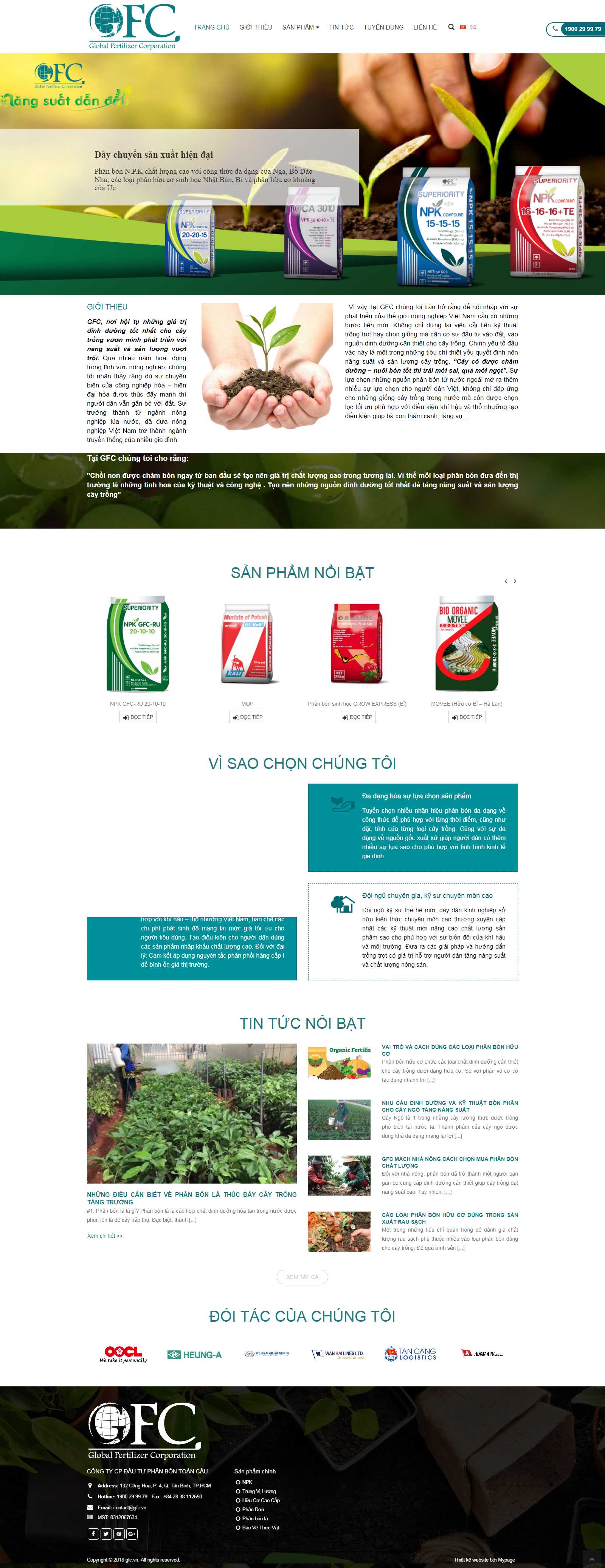 Thiết kế Web hà nam gfc.vn