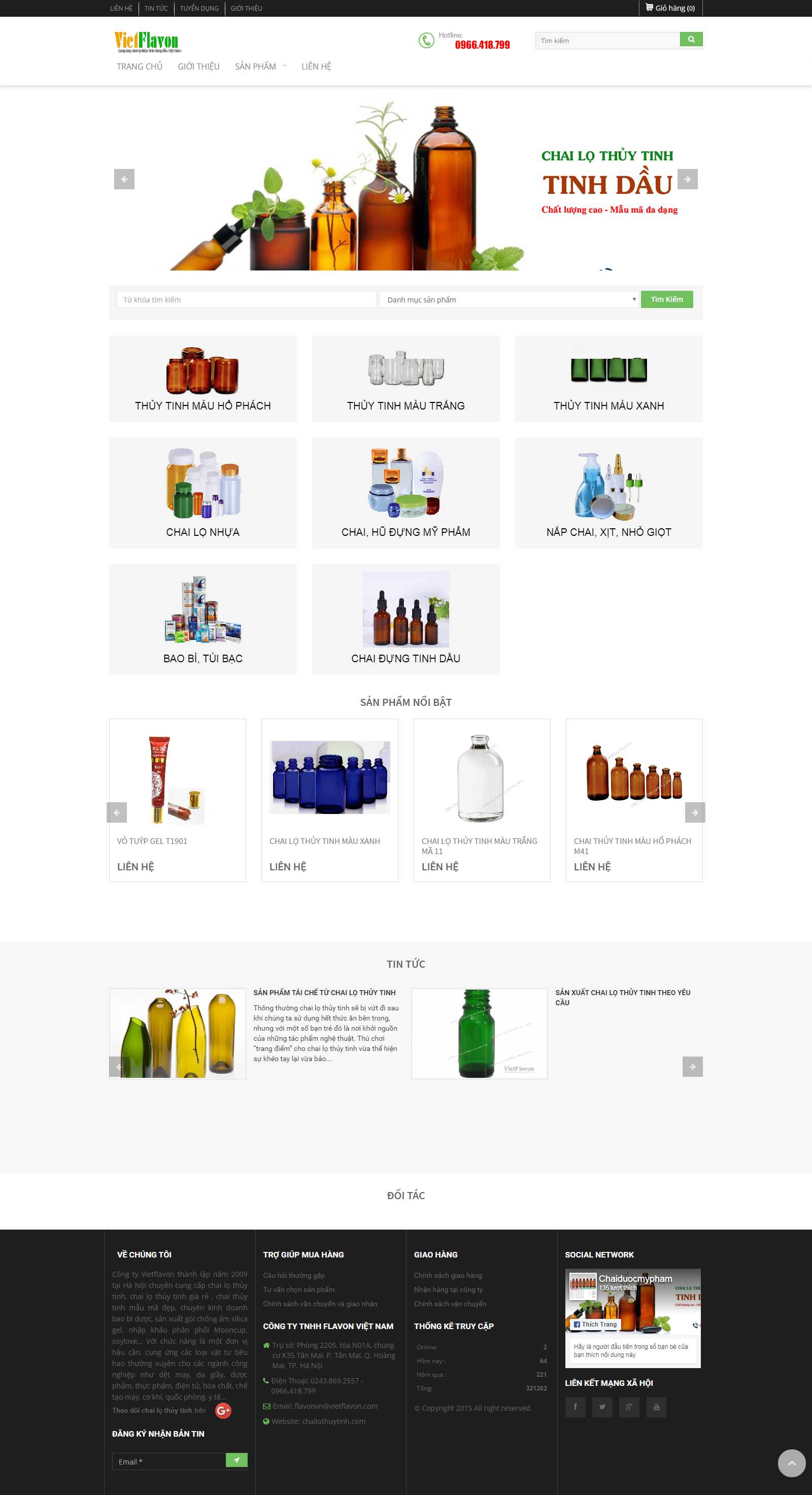 Thiết kế Web hải dương chailothuytinh.com