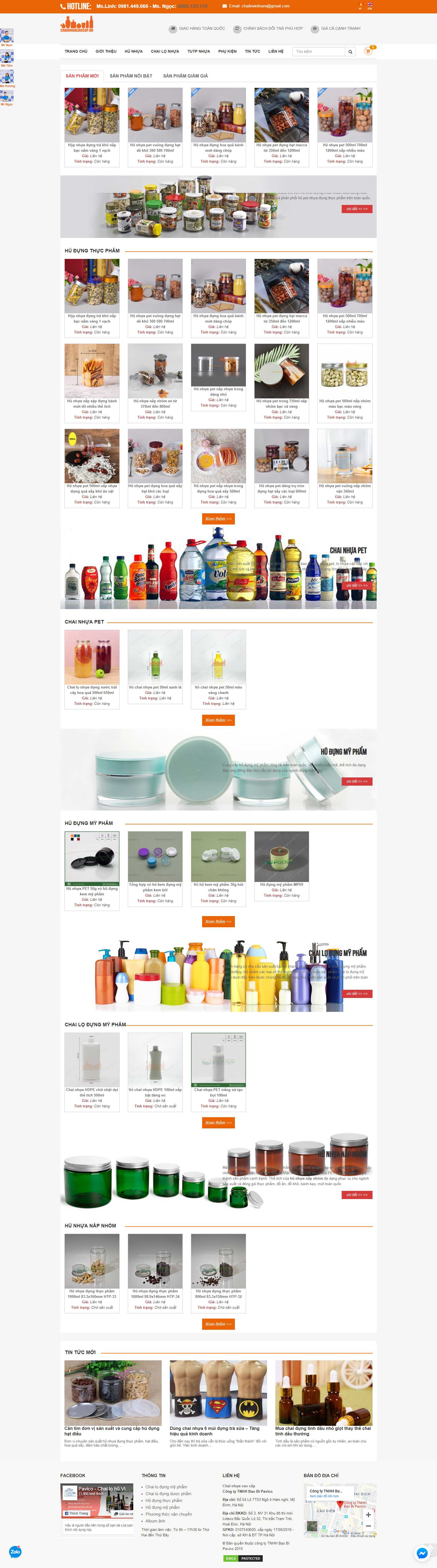 Thiết kế Web hải phòng chainhuacaocap.vn