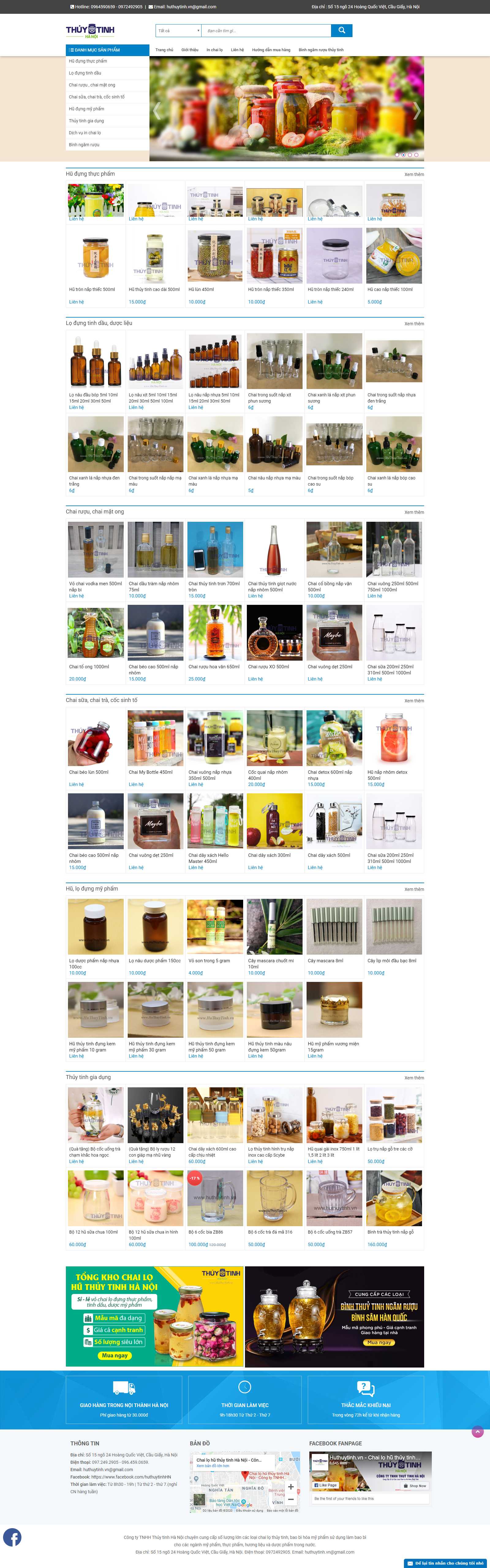 Thiết kế Web hải phòng huthuytinh.vn