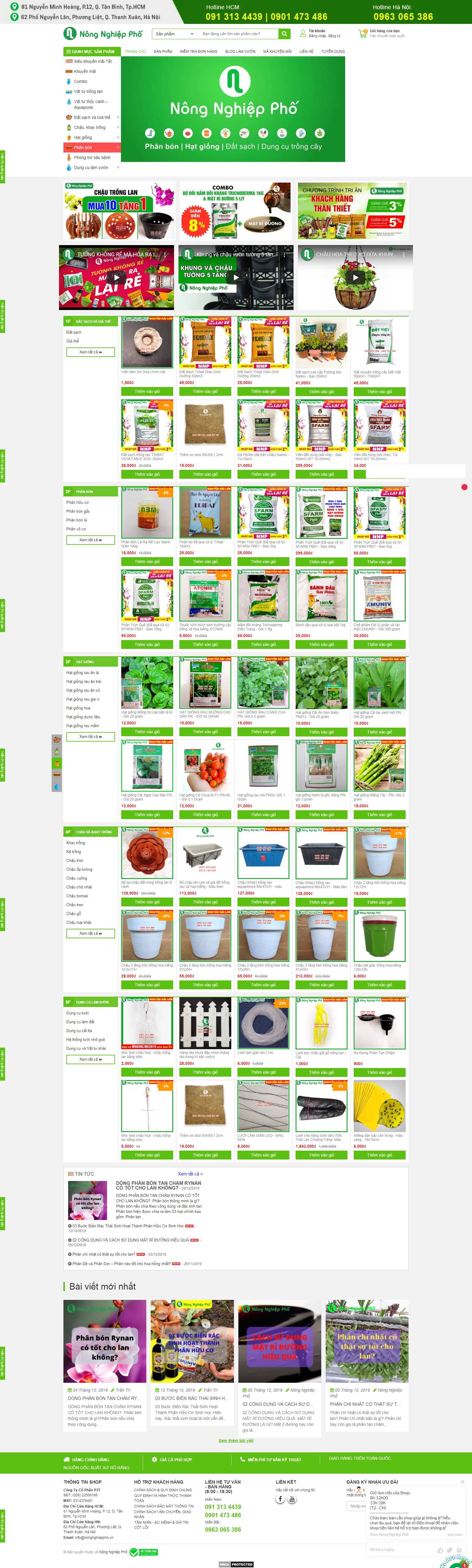 Thiết kế Web hòa bình nongnghieppho.vn