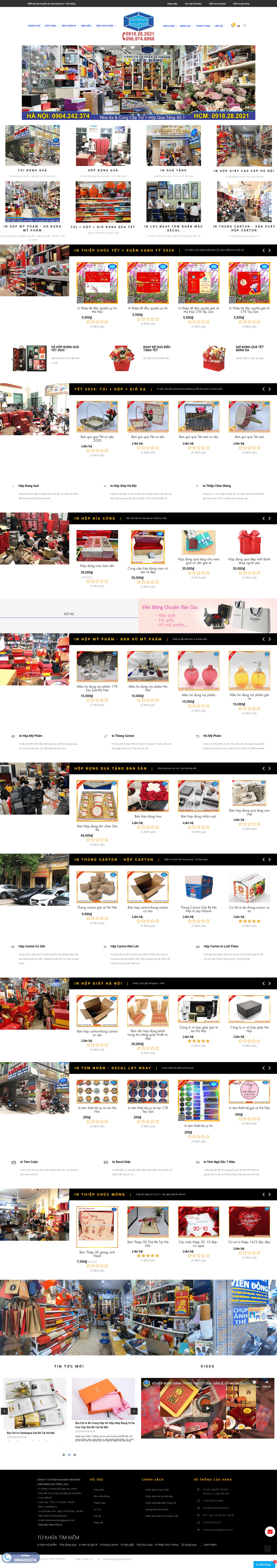 Thiết kế Web hòa bình inviendong.com