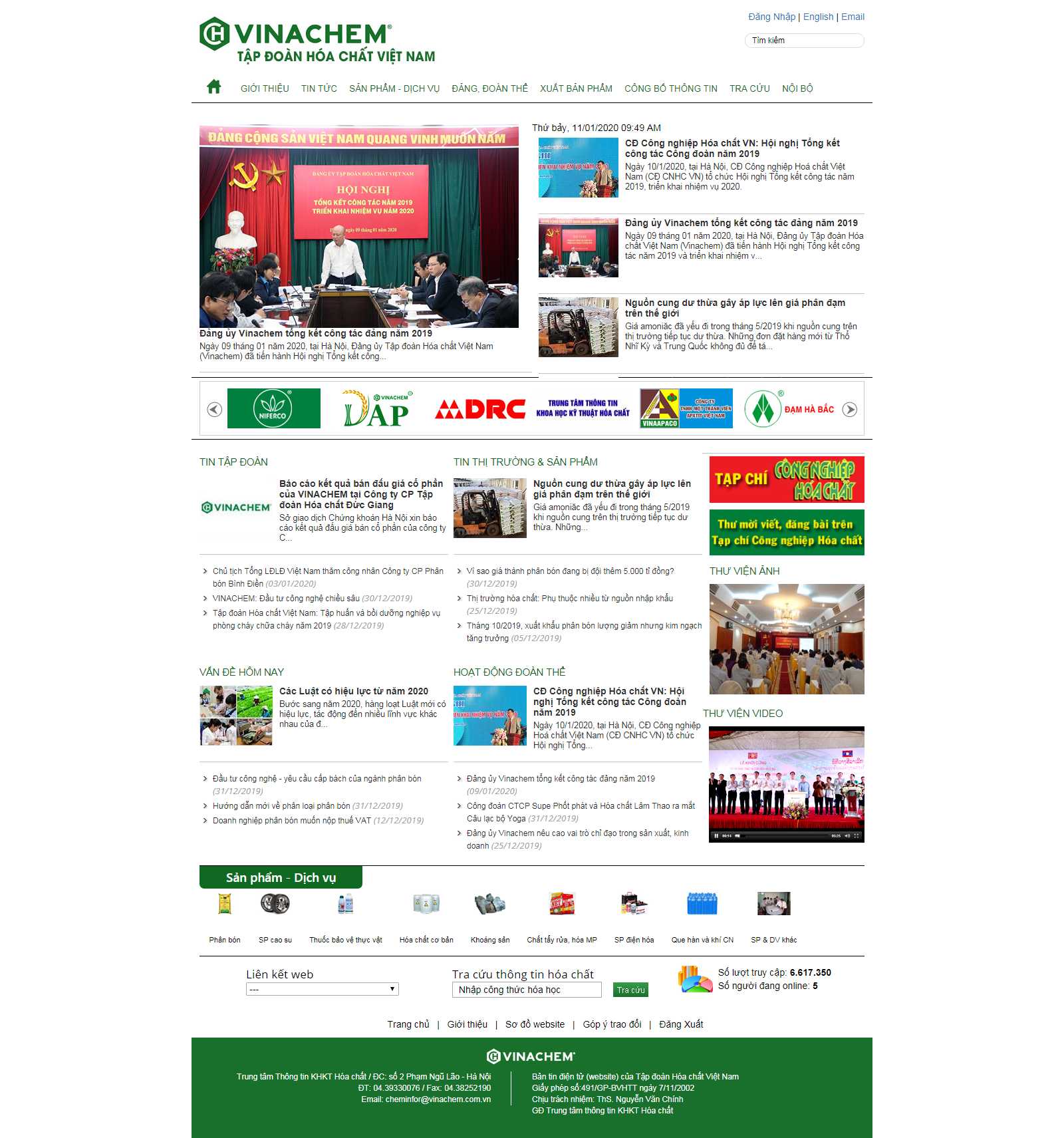 Thiết kế Web hòa bình vinachem.com.vn