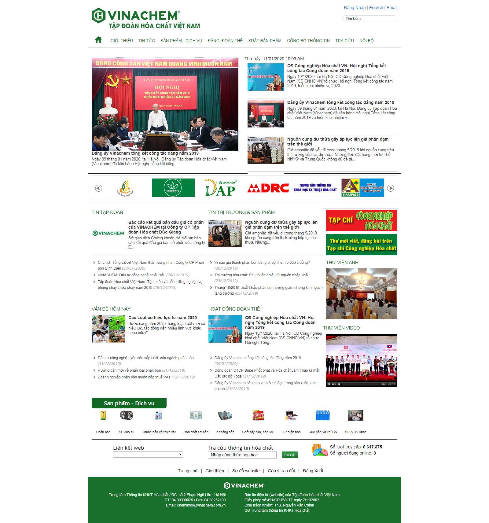Thiết kế Web hưng yên vinachem.com.vn