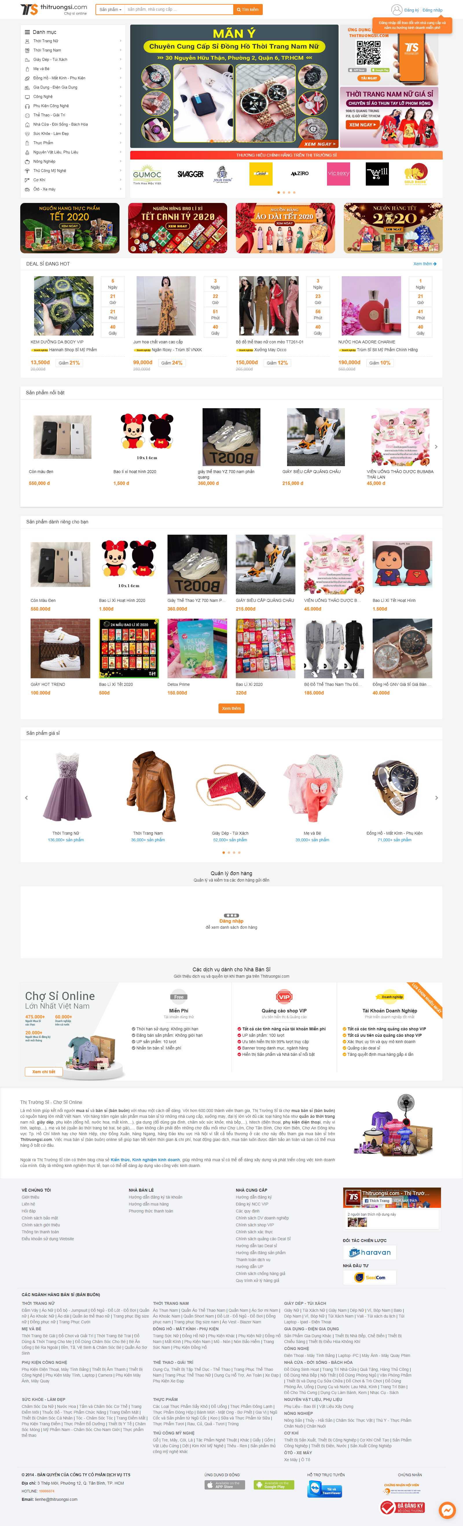 Thiết kế Web lai châu thitruongsi.com