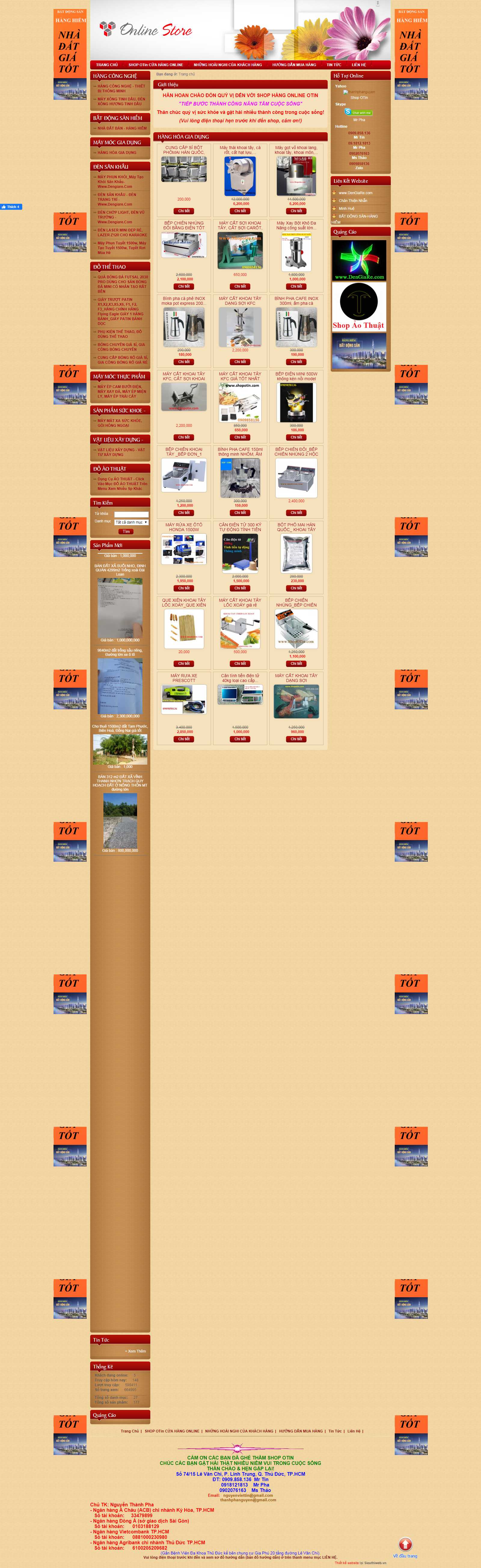 Thiết kế Web lạng sơn shopotin.com