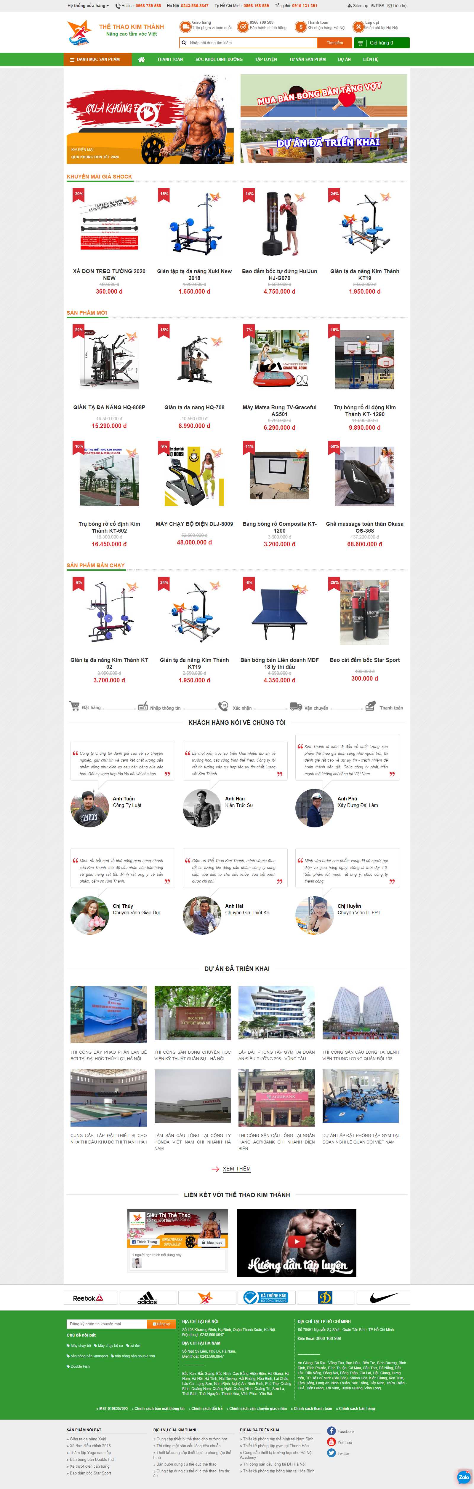 Thiết kế Web lâm Đồng thethaokimthanh.vn