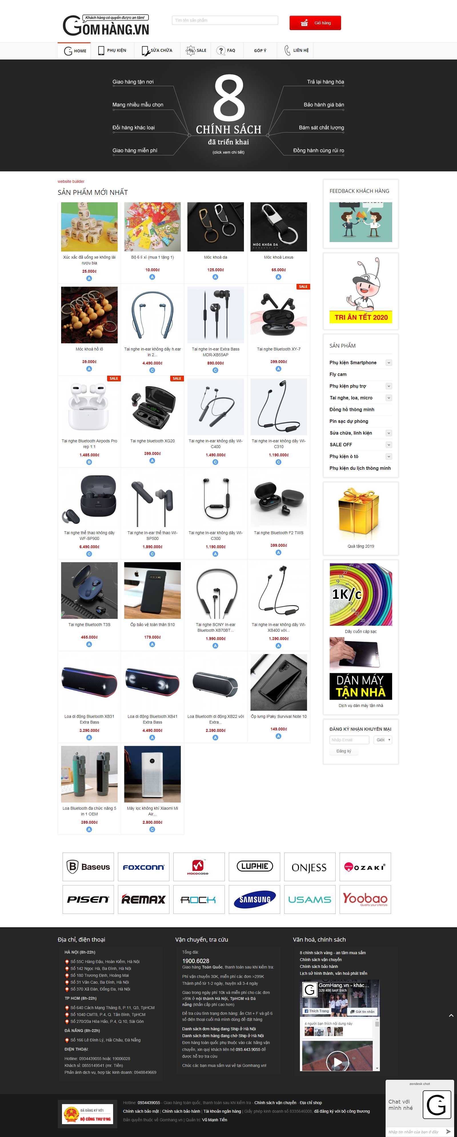 Thiết kế Web nam Định gomhang.vn