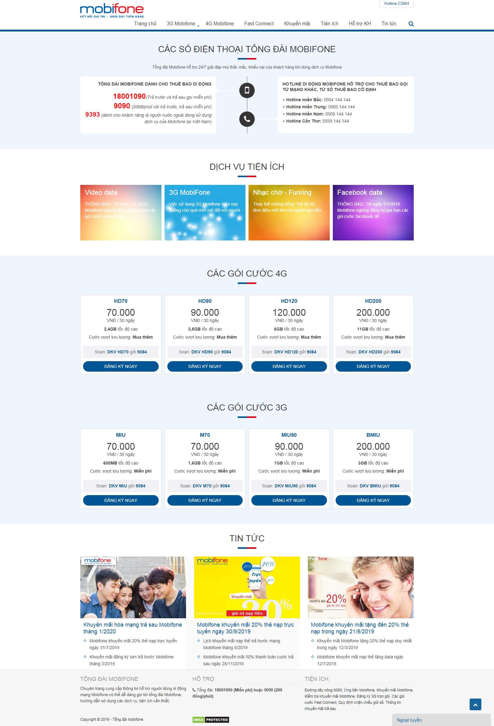 Thiết kế Web nghệ an tongdaimobifone.com