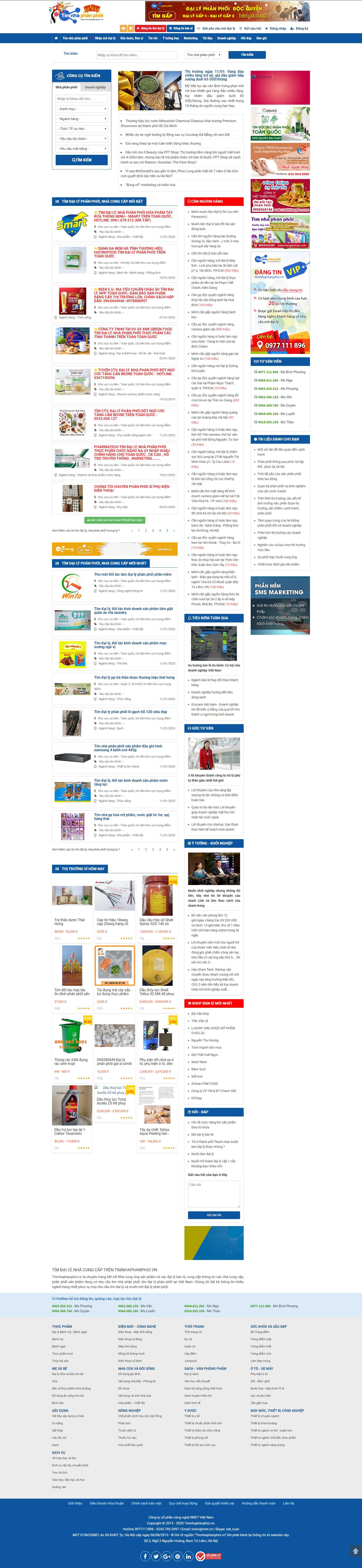 Thiết kế Web quảng ngãi timnhaphanphoi.vn