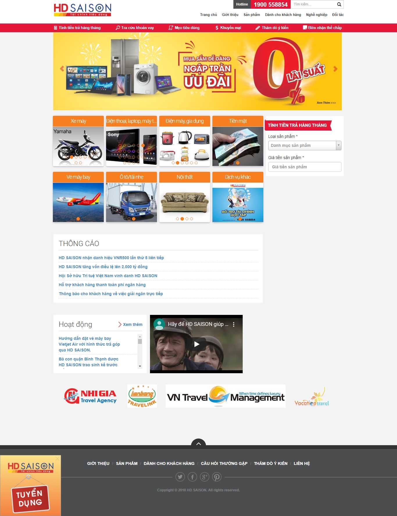 Thiết kế Web chứng khoán tài chính forex hdsaison.com.vn